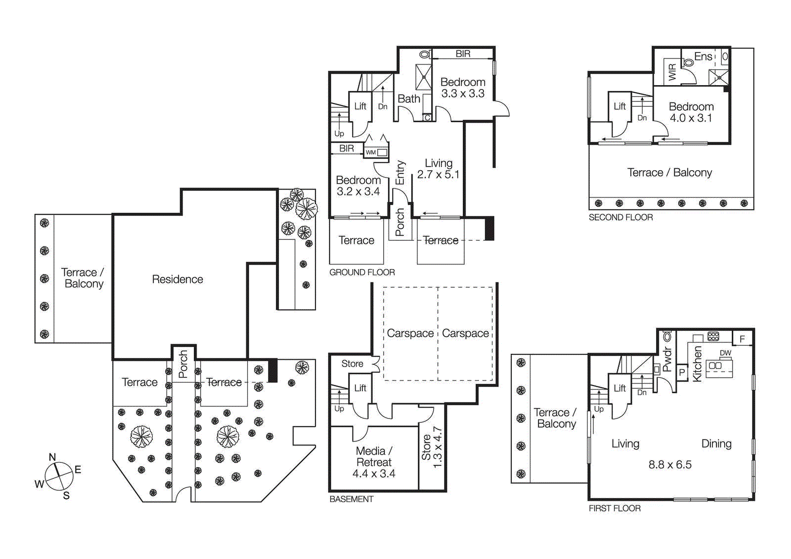 9 Thomas Street, Hampton VIC 3188 - Floorplan