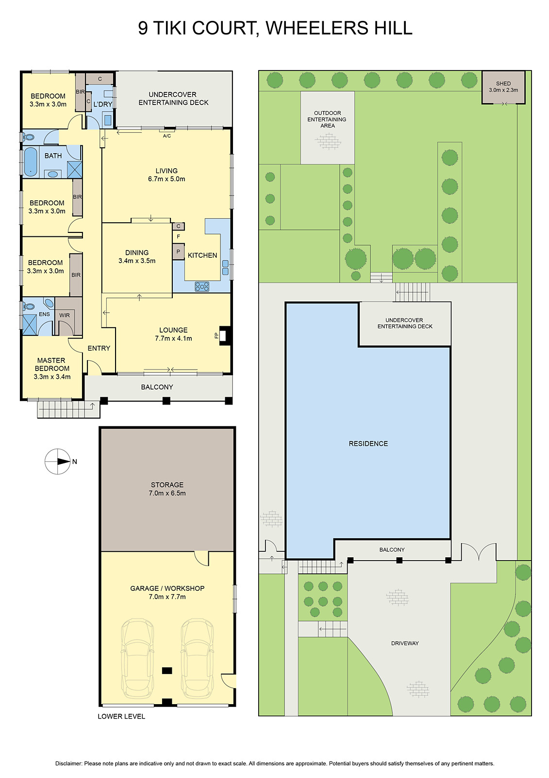 9 Tiki Court, Wheelers Hill VIC 3150 - Floorplan