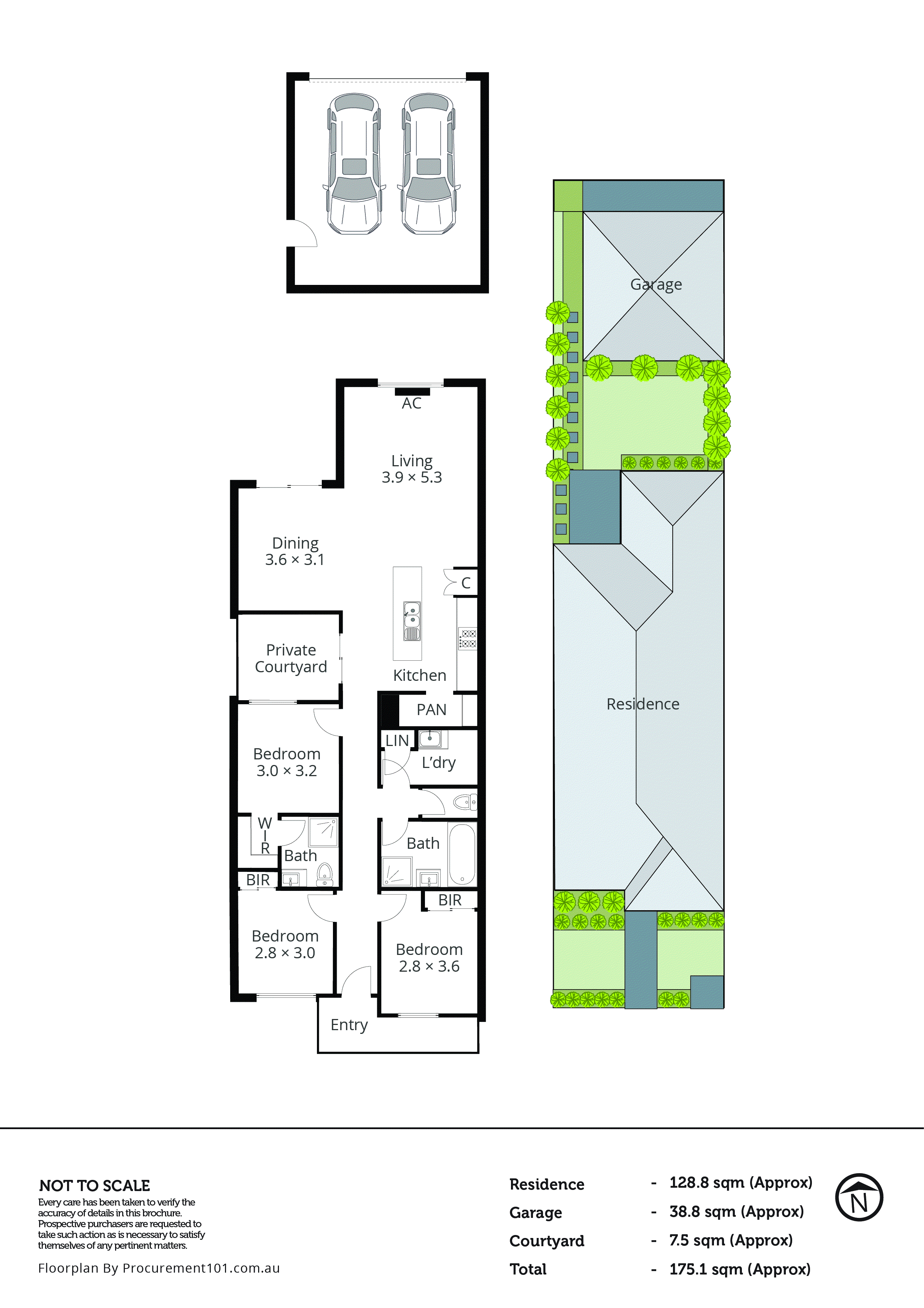 9 Trafalgar Walk, Keysborough VIC 3173 - Floorplan