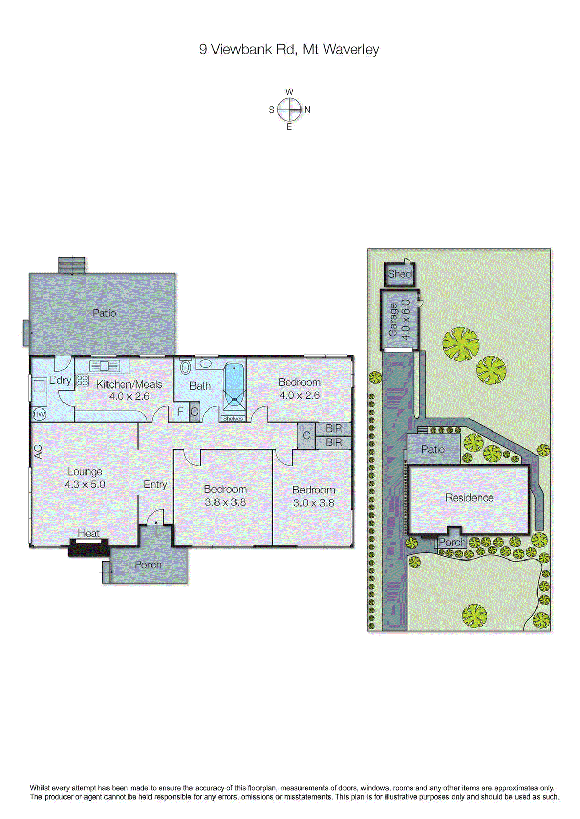 9 Viewbank Road, Mount Waverley VIC 3149 - Floorplan
