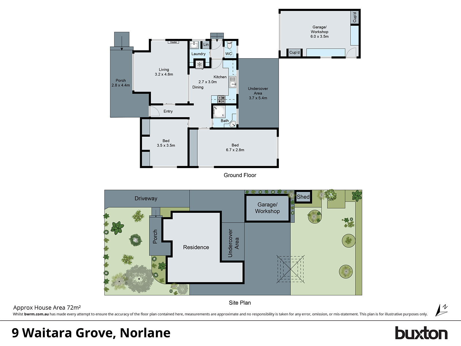 9 Waitara Grove, Norlane VIC 3214 - Floorplan