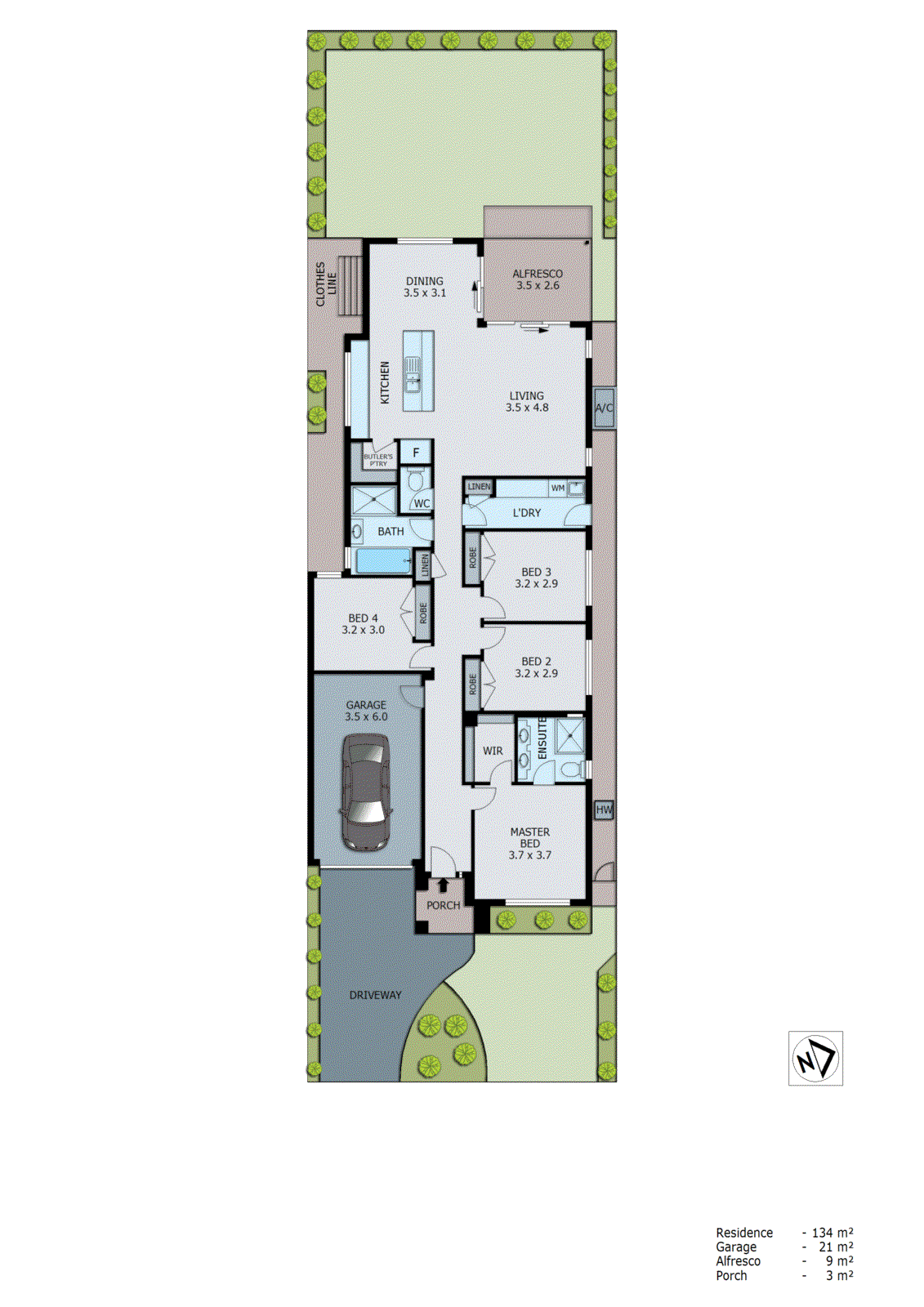9 Waterfront Way, Keysborough VIC 3173 - Floorplan