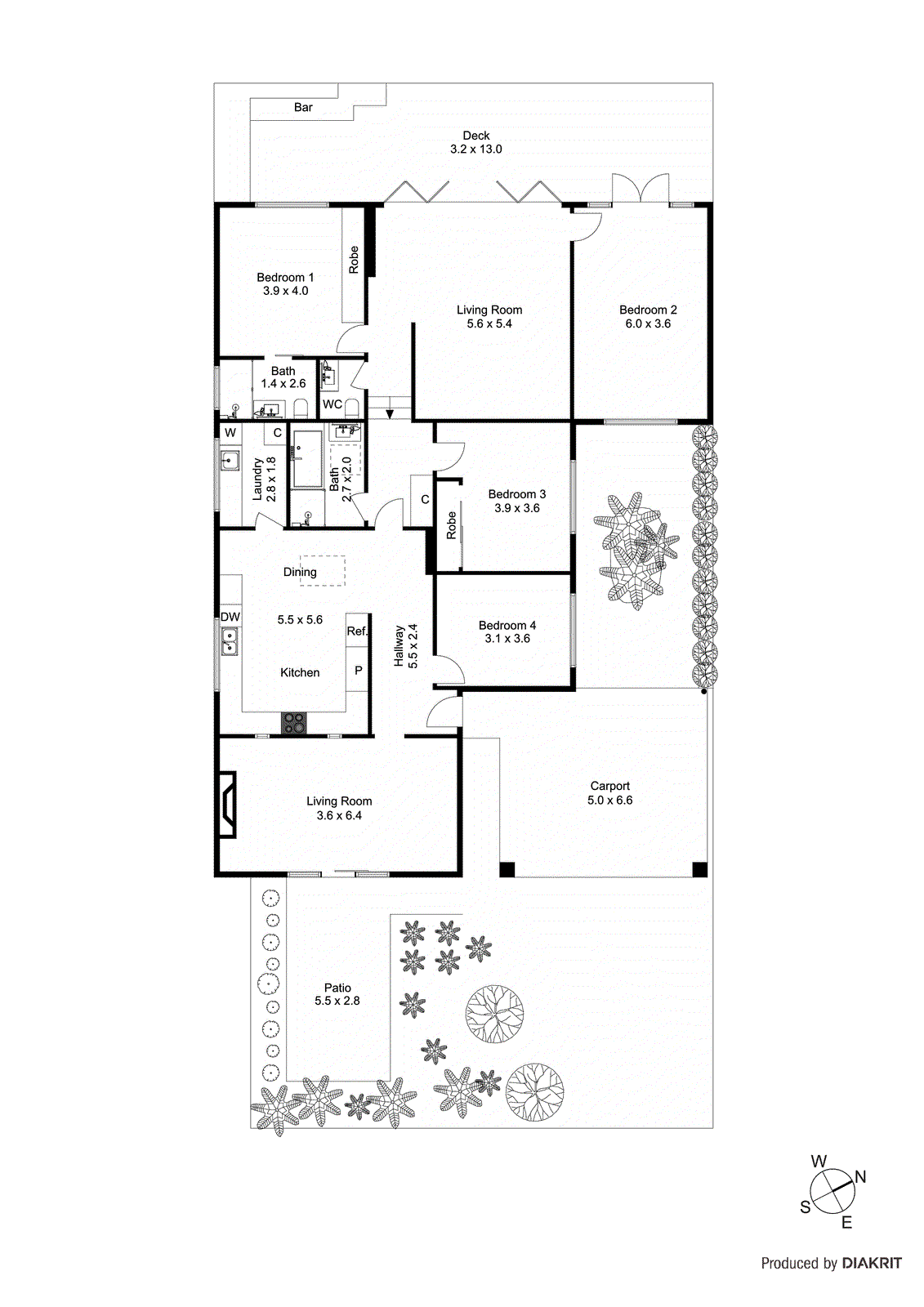 9 Wembley Avenue, Cheltenham VIC 3192 - Floorplan
