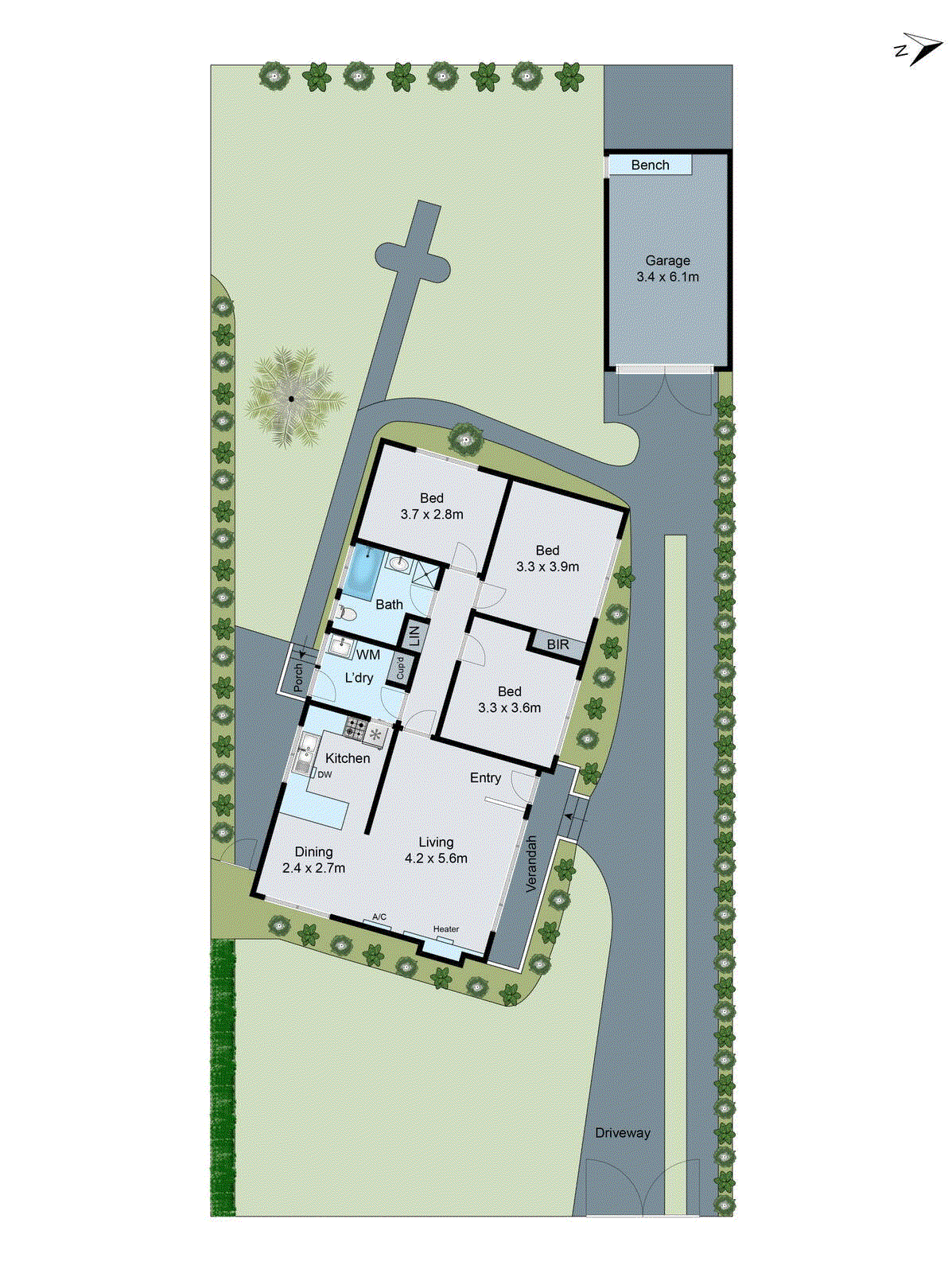 9 Wirksworth Street, Herne Hill VIC 3218 - Floorplan