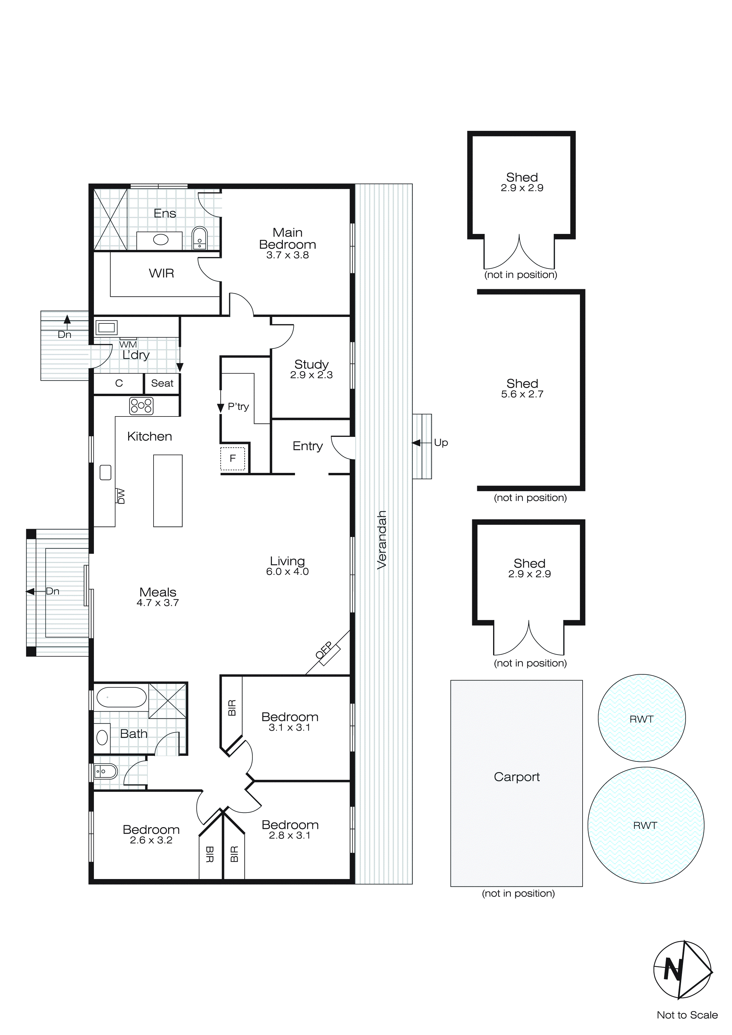 90 Old Shirley Road, Beaufort VIC 3373 - Floorplan