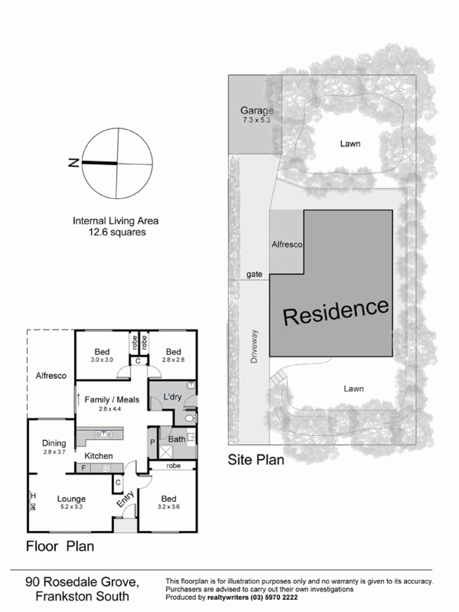 90 Rosedale Grove, FRANKSTON SOUTH VIC 3199 - Floorplan