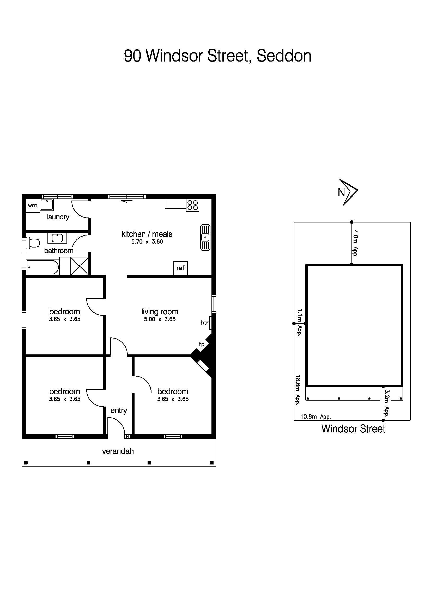 90 Windsor Street, SEDDON VIC 3011 - Floorplan