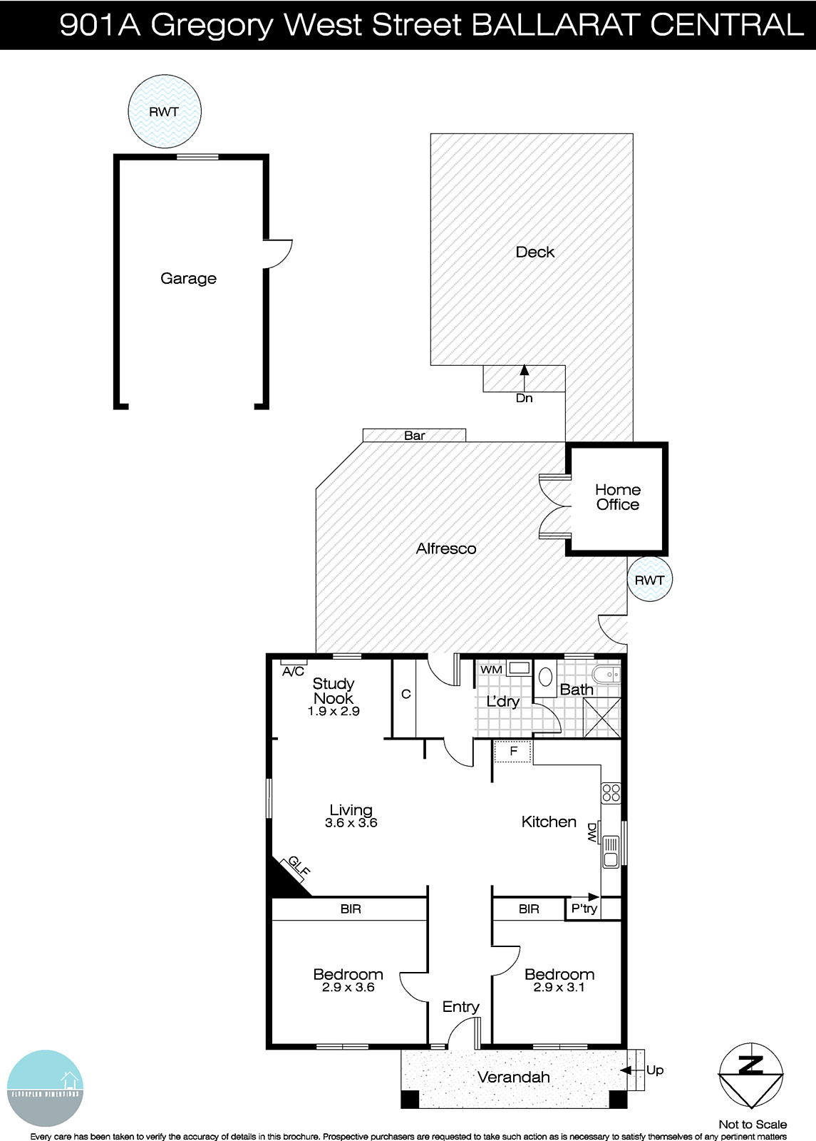 901a Gregory Street, Ballarat Central VIC 3350 - Floorplan