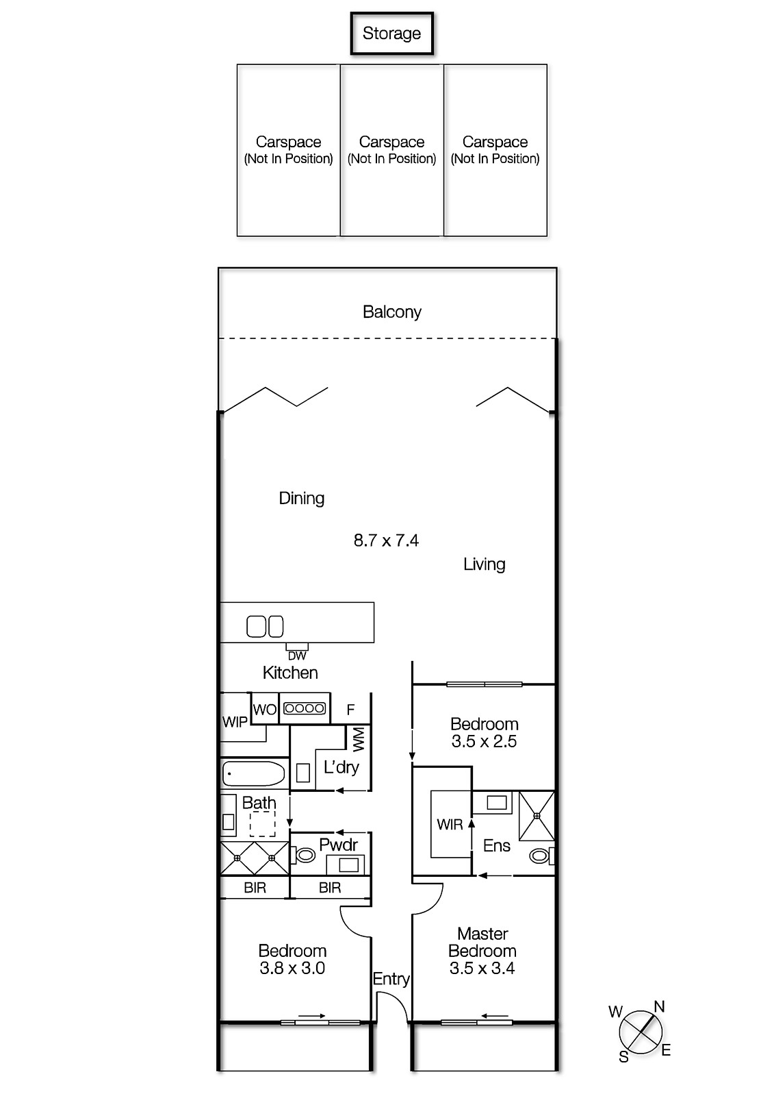 902/163 Fitzroy Street, St Kilda VIC 3182 - Floorplan