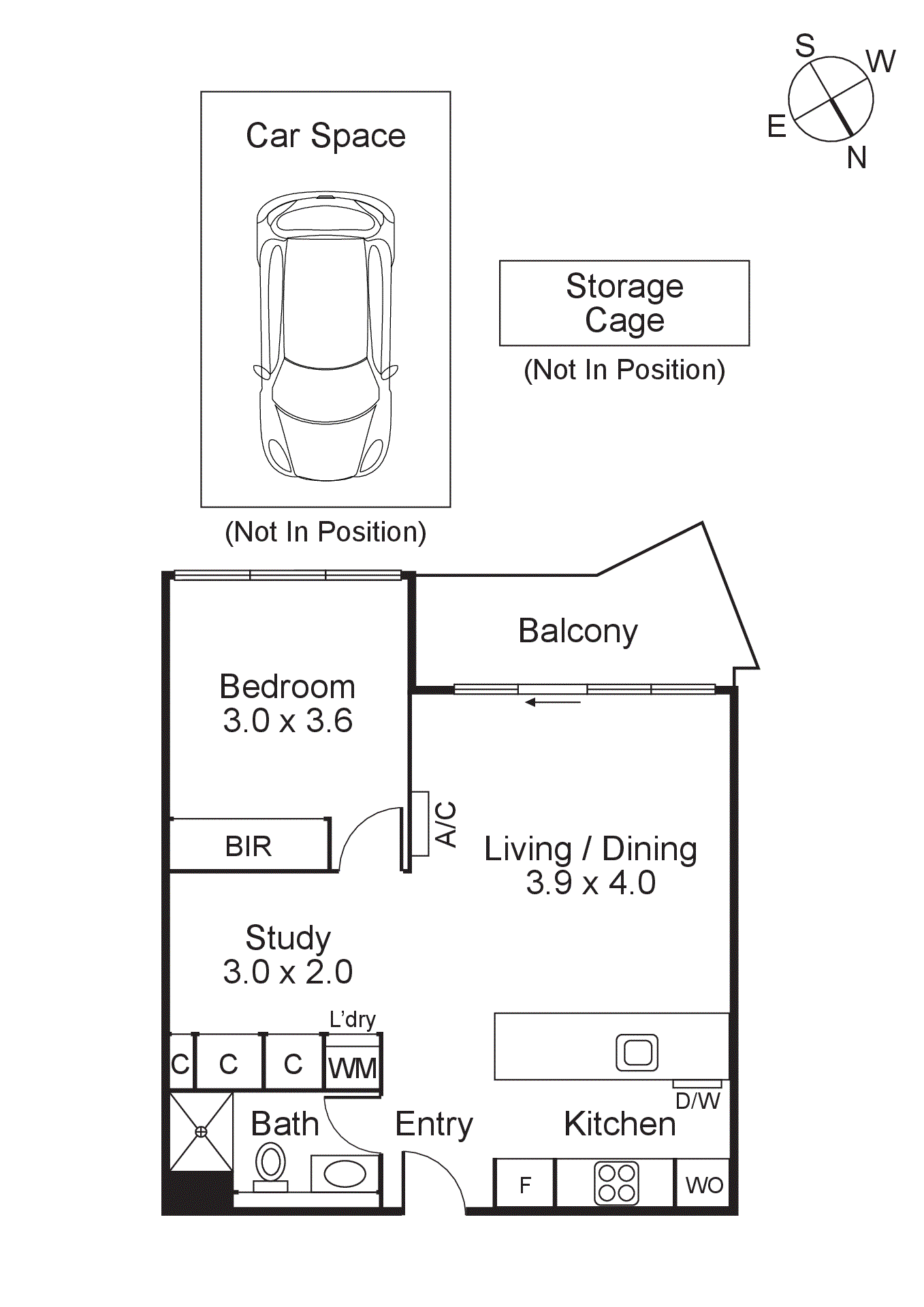 905/154 Cremorne Street, Cremorne VIC 3121 - Floorplan