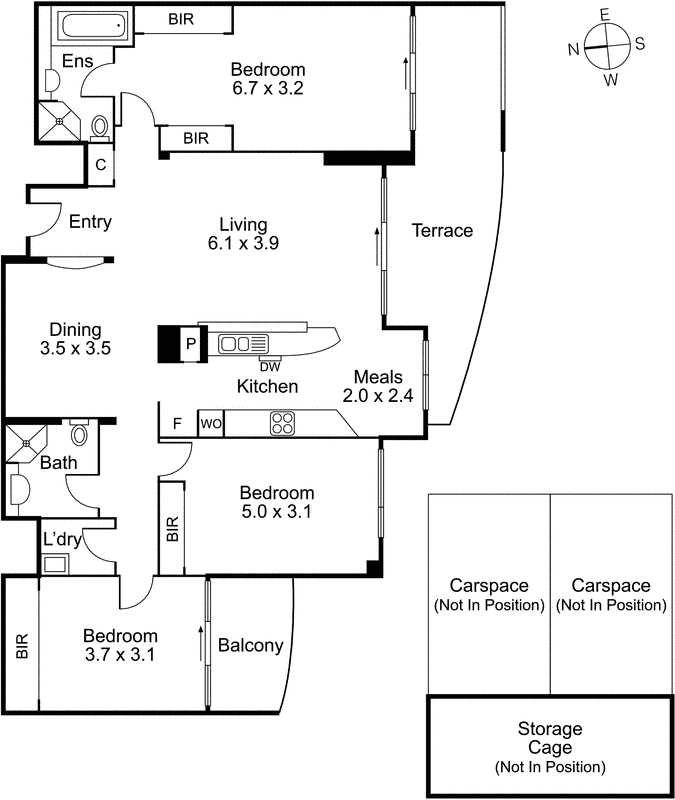 907/115 Beach Street, Port Melbourne VIC 3207 - Floorplan