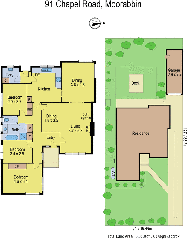 91 Chapel Road, Moorabbin VIC 3189 - Floorplan