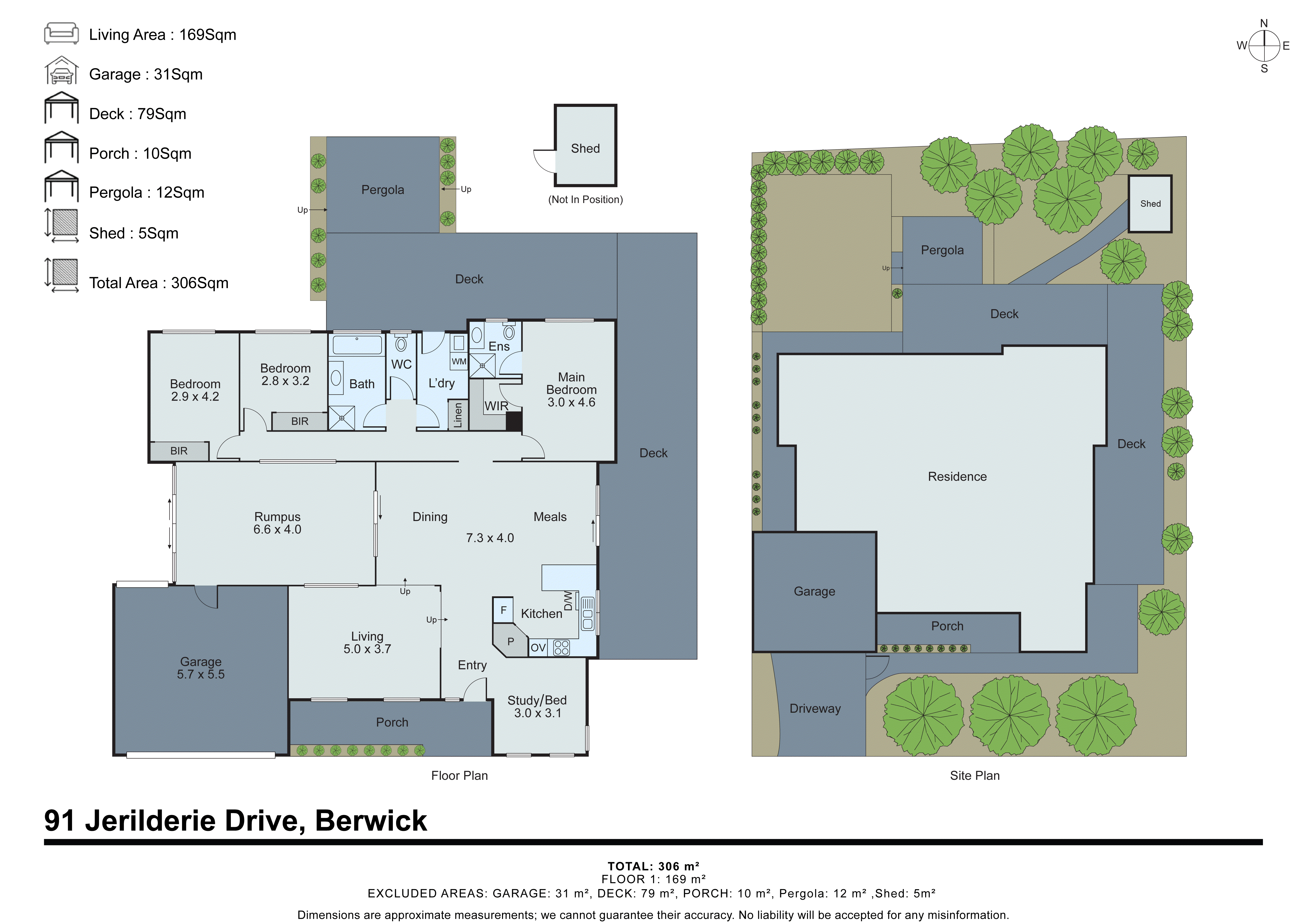 91 Jerilderie Drive, Berwick VIC 3806 - Floorplan