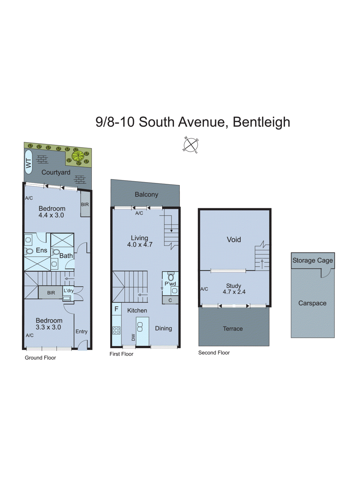 9/10 South Avenue, Bentleigh VIC 3204 - Floorplan