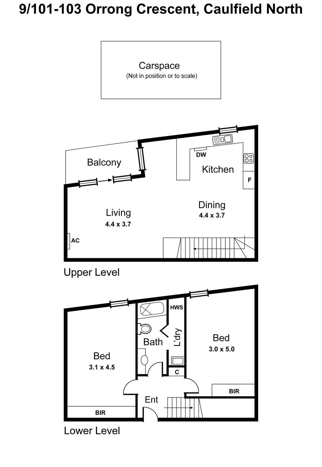 9/101-103 Orrong Crescent, Caulfield North VIC 3161 - Floorplan