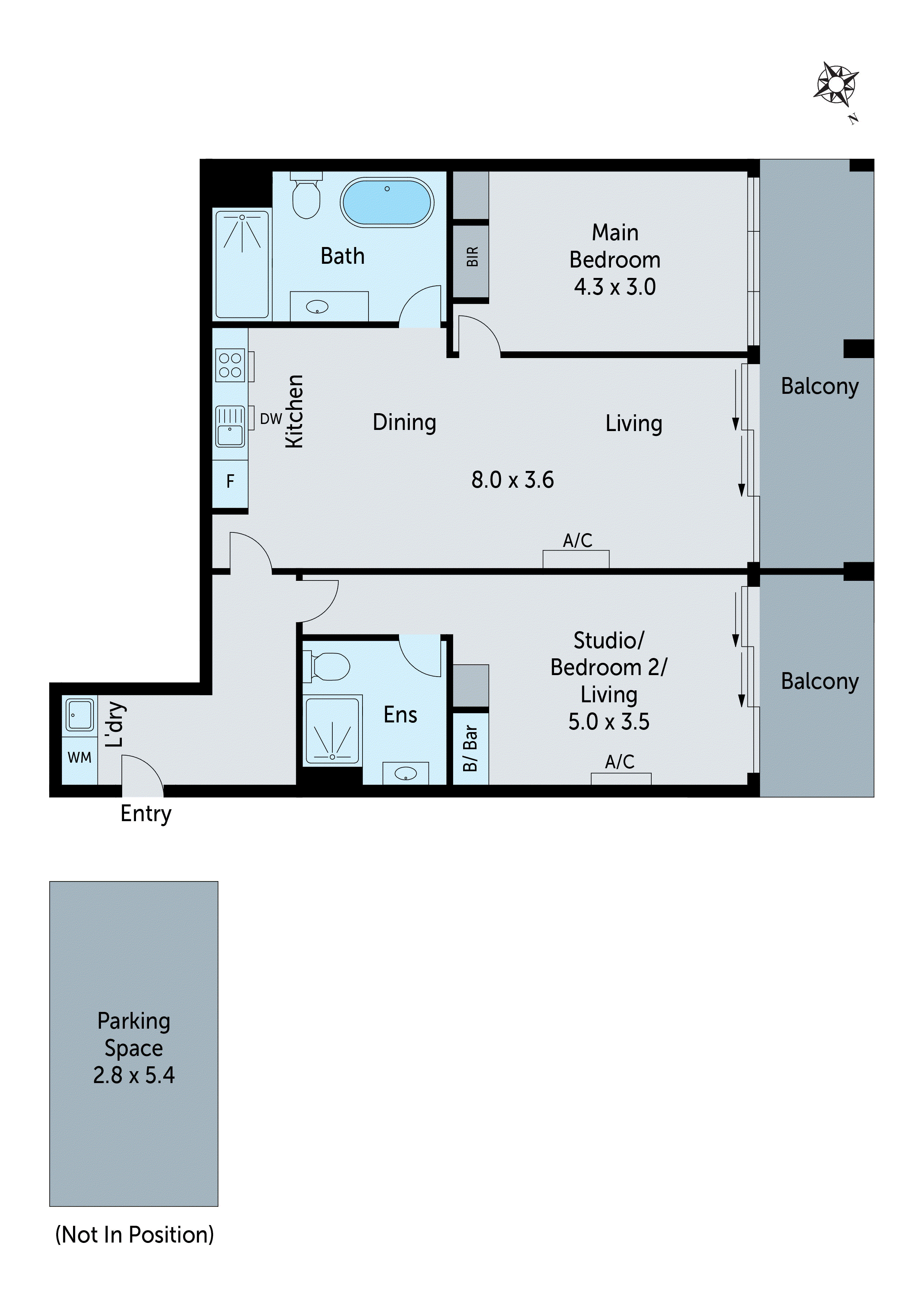 910/10 Bellerine Street, Geelong VIC 3220 - Floorplan