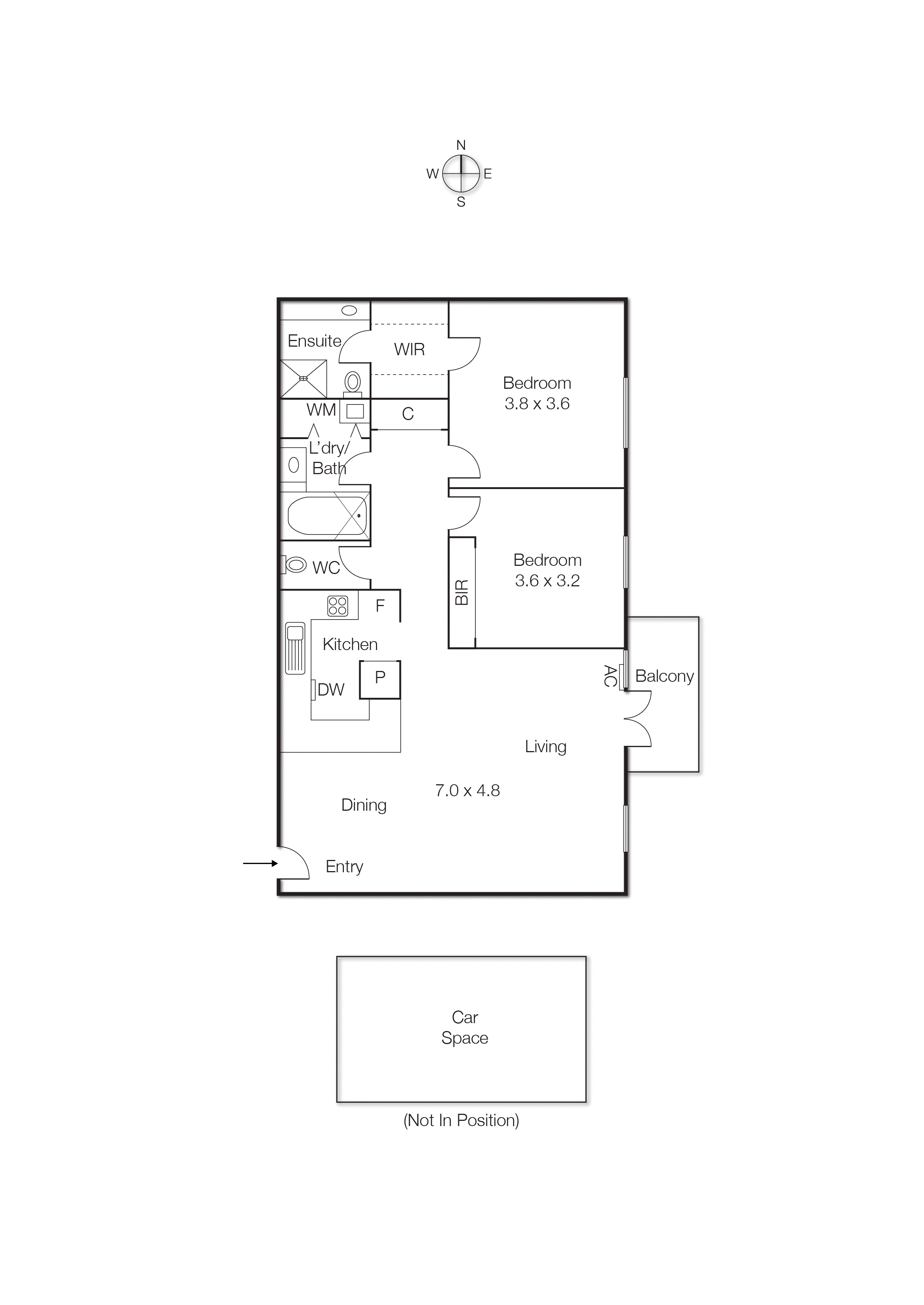 91/1 Riverside Quay, Southbank VIC 3006 - Floorplan