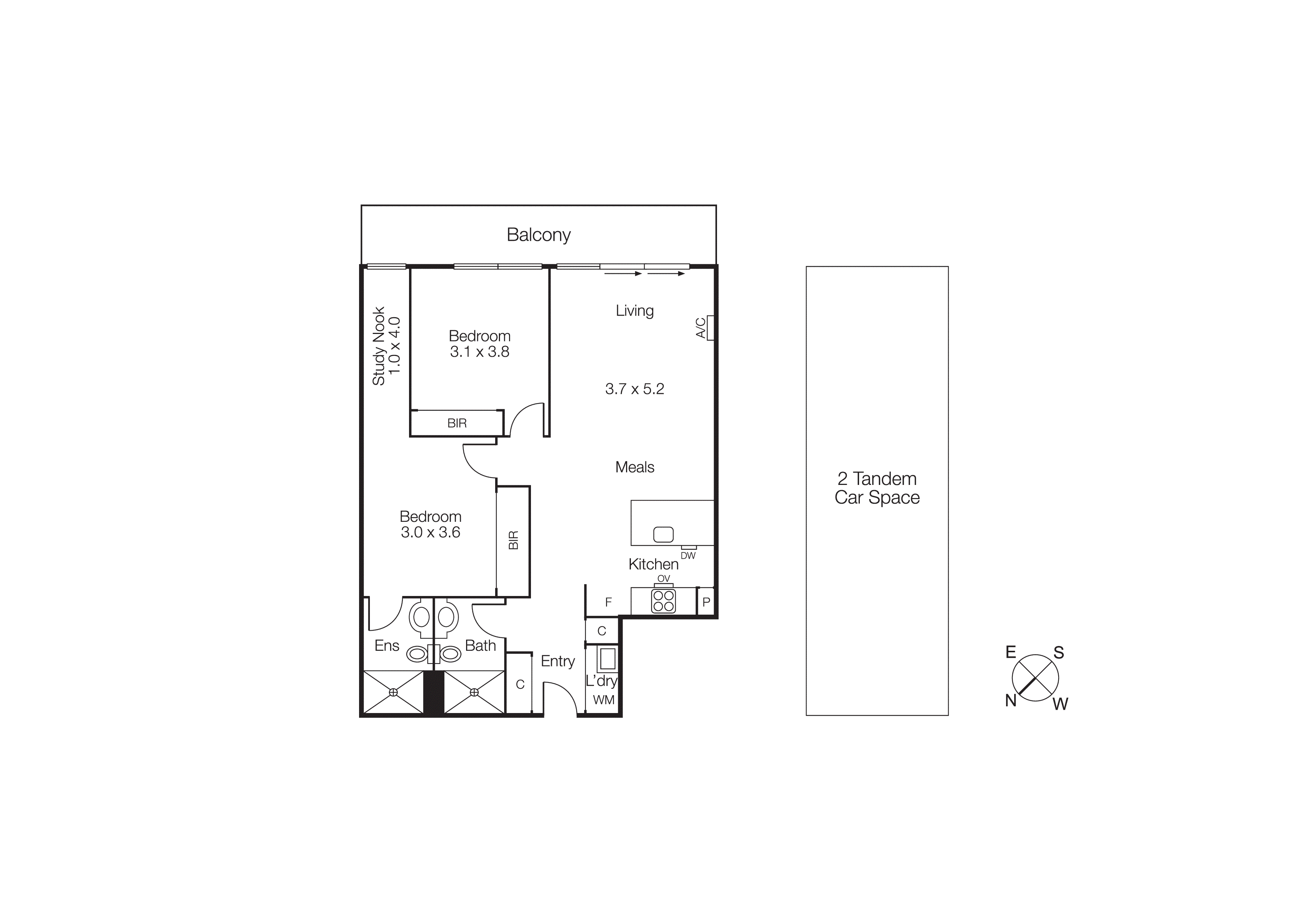 911/101 Bay Street, Port Melbourne VIC 3207 - Floorplan