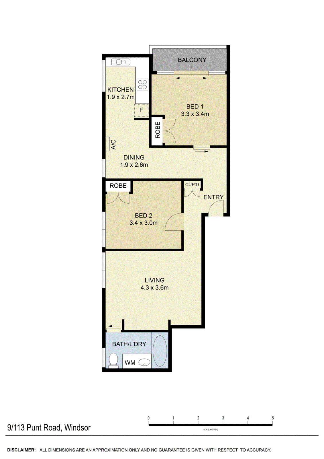 9/113 Punt Road, Windsor VIC 3181 - Floorplan