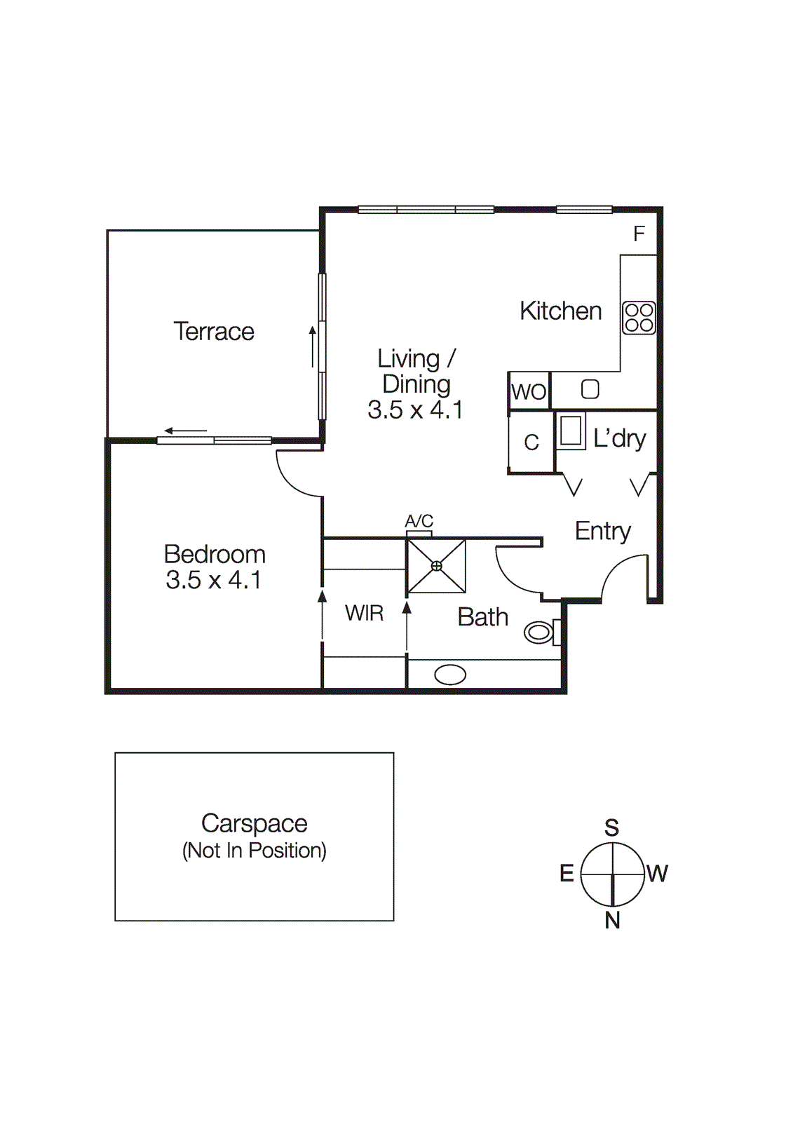 9/114A Westbury Close, Balaclava VIC 3183 - Floorplan