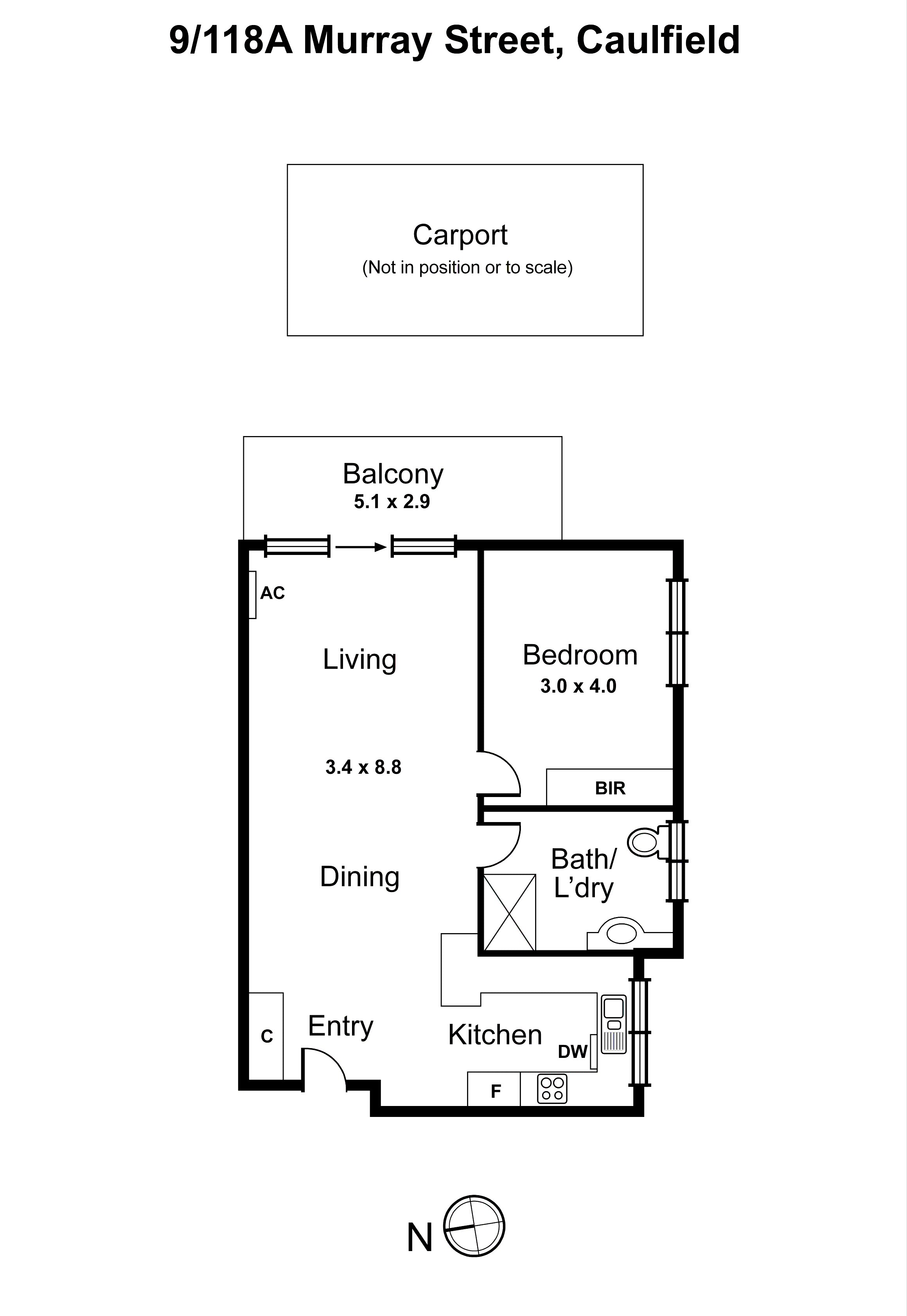 9/118A Murray Street, Caulfield VIC 3162 - Floorplan