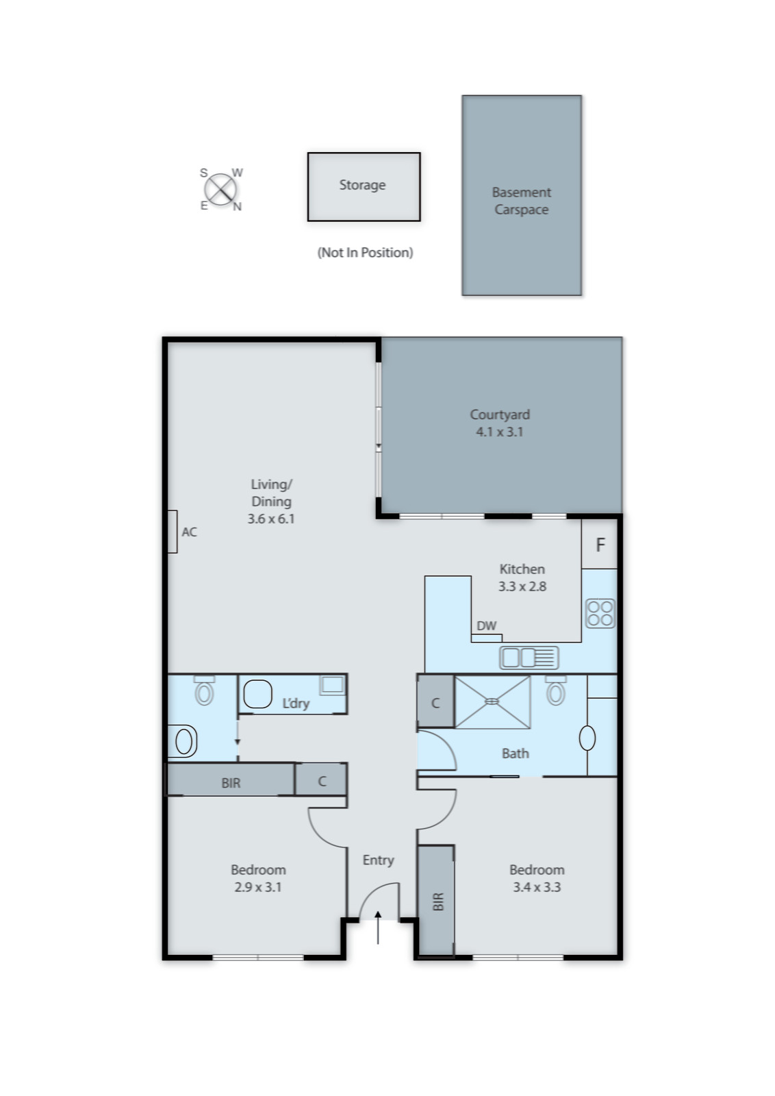 9/119 McDonald Street, Mordialloc VIC 3195 - Floorplan