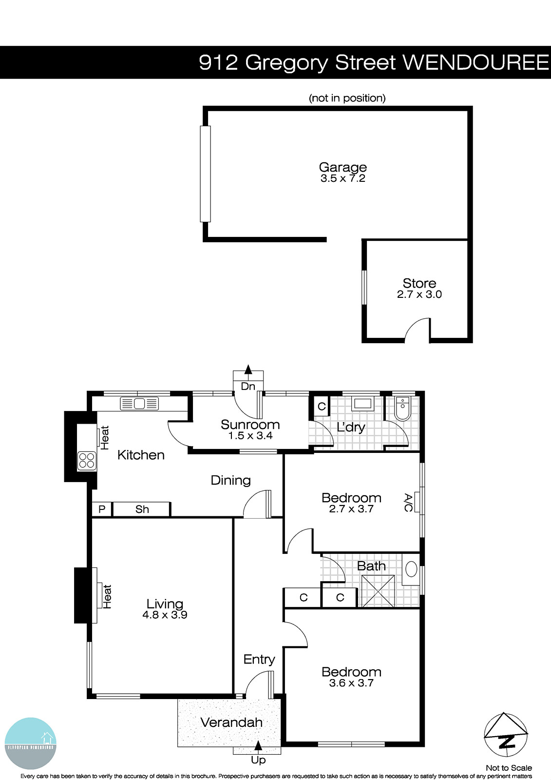 912 Gregory Street, Wendouree VIC 3355 - Floorplan