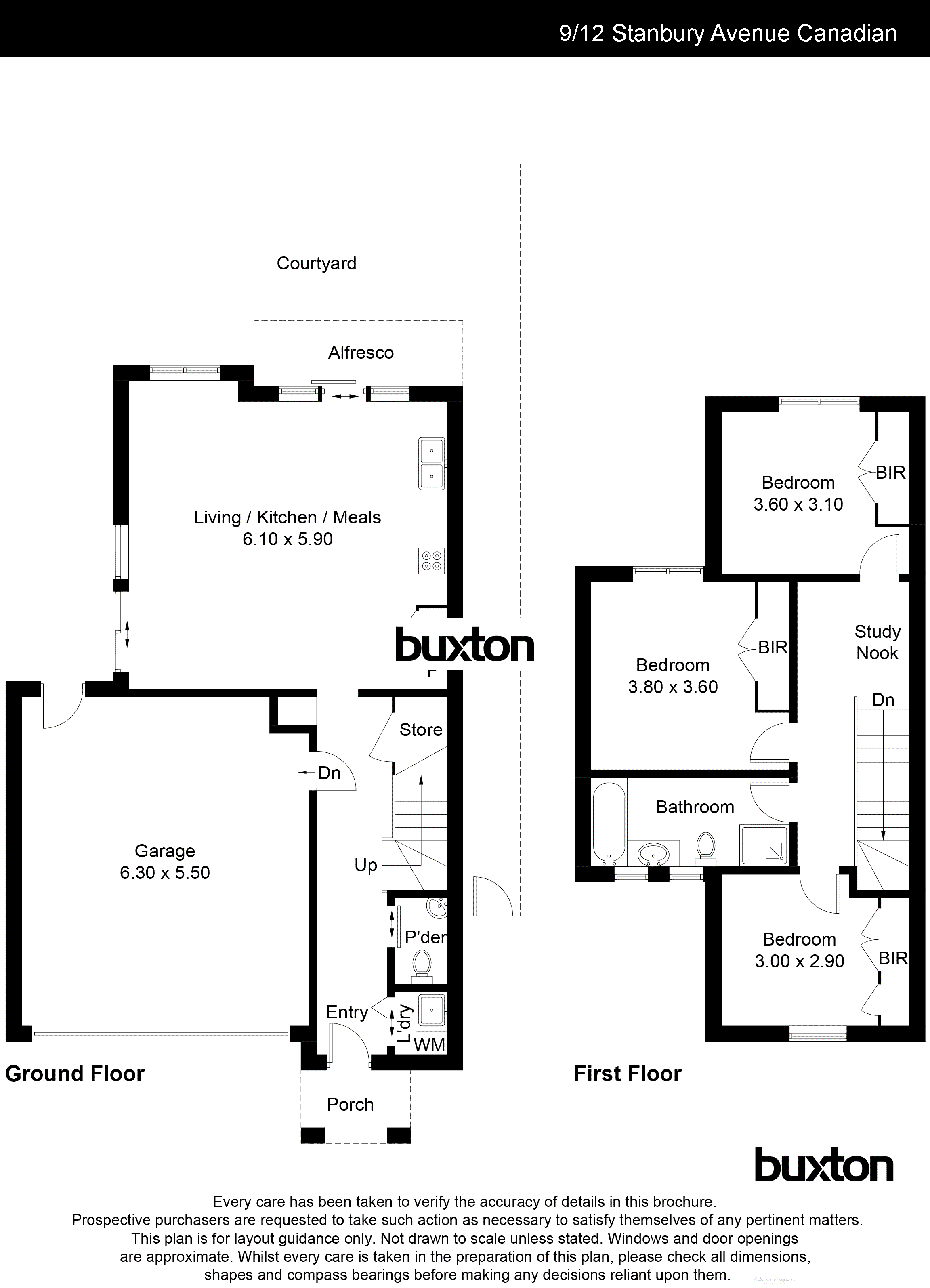9/12 Stanbury Avenue, Canadian VIC 3350 - Floorplan