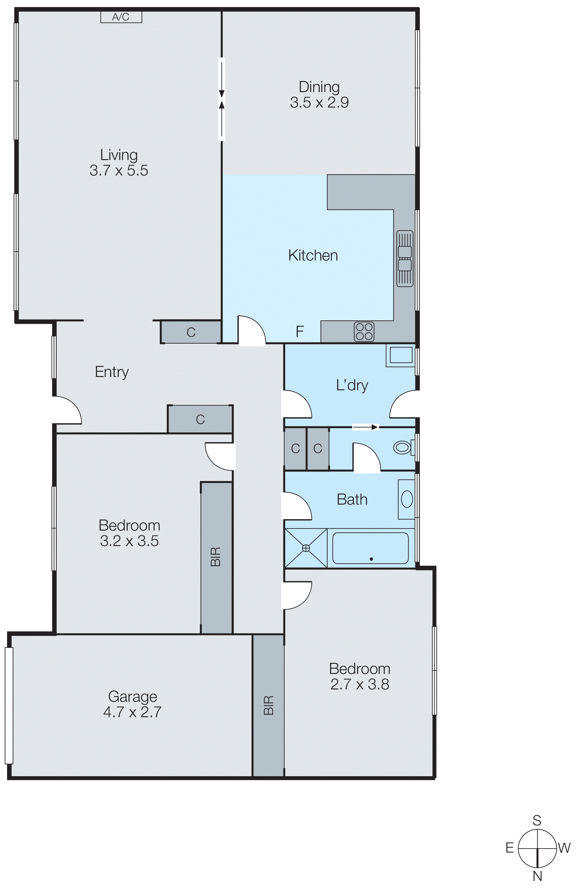 9/122 Atherton Road, Oakleigh VIC 3166 - Floorplan