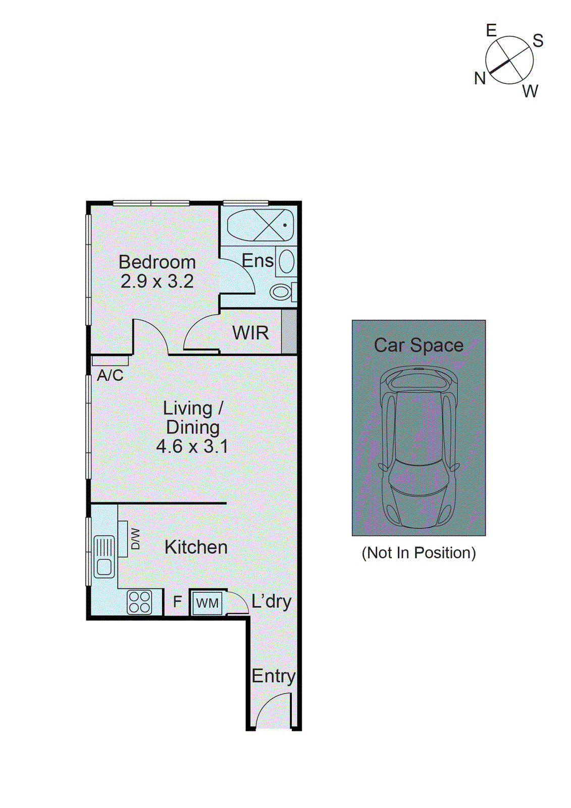 9/129 Hyde Street, Footscray VIC 3011 - Floorplan