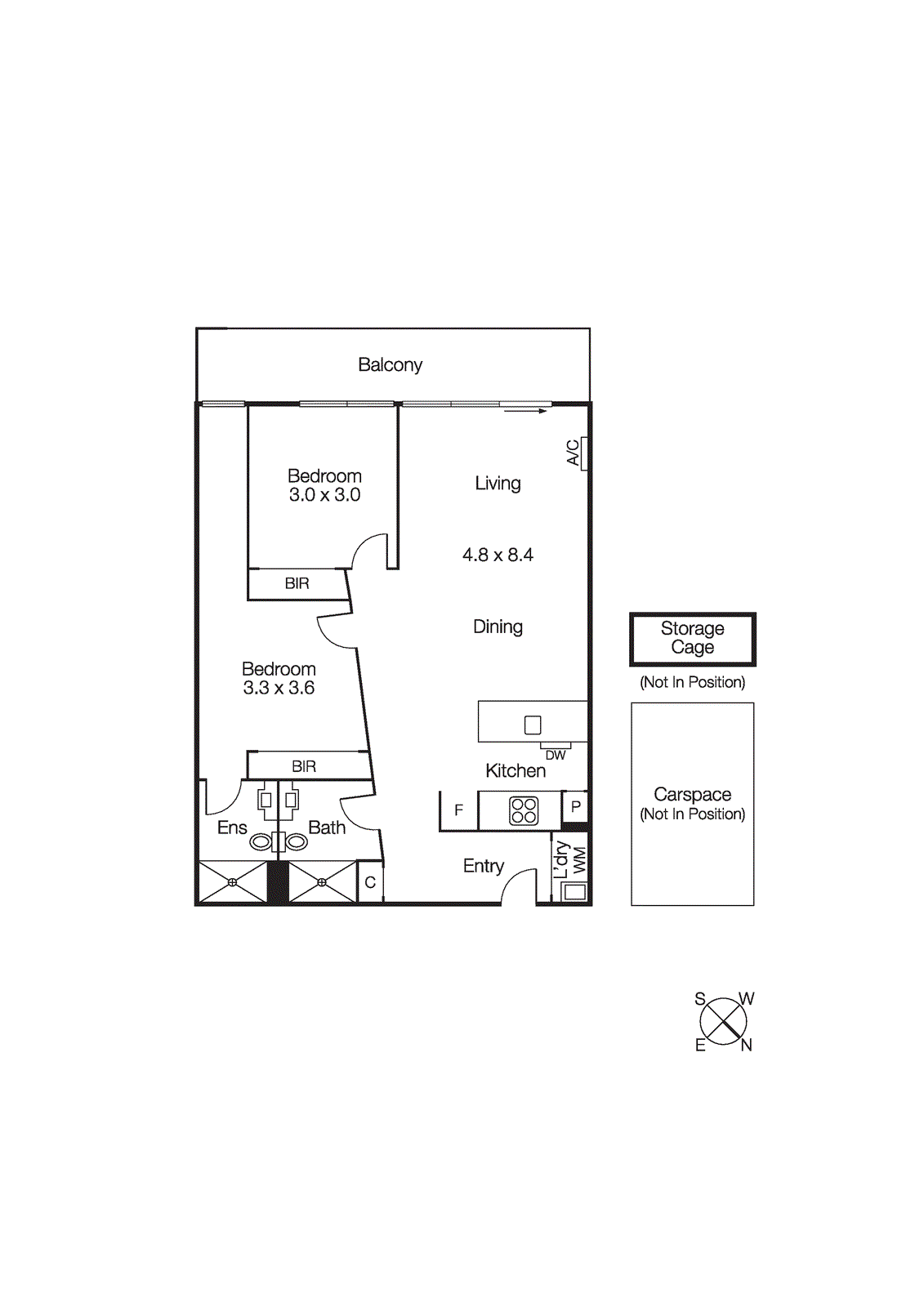 913/101 Bay Street, Port Melbourne VIC 3207 - Floorplan