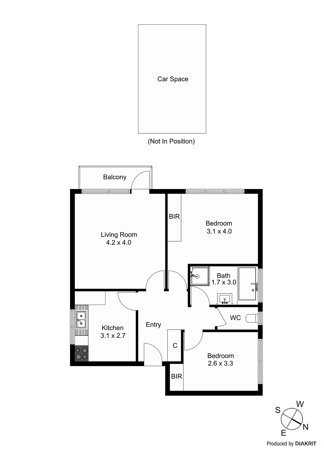 9/14 Mitford Street, St Kilda VIC 3182 - Floorplan