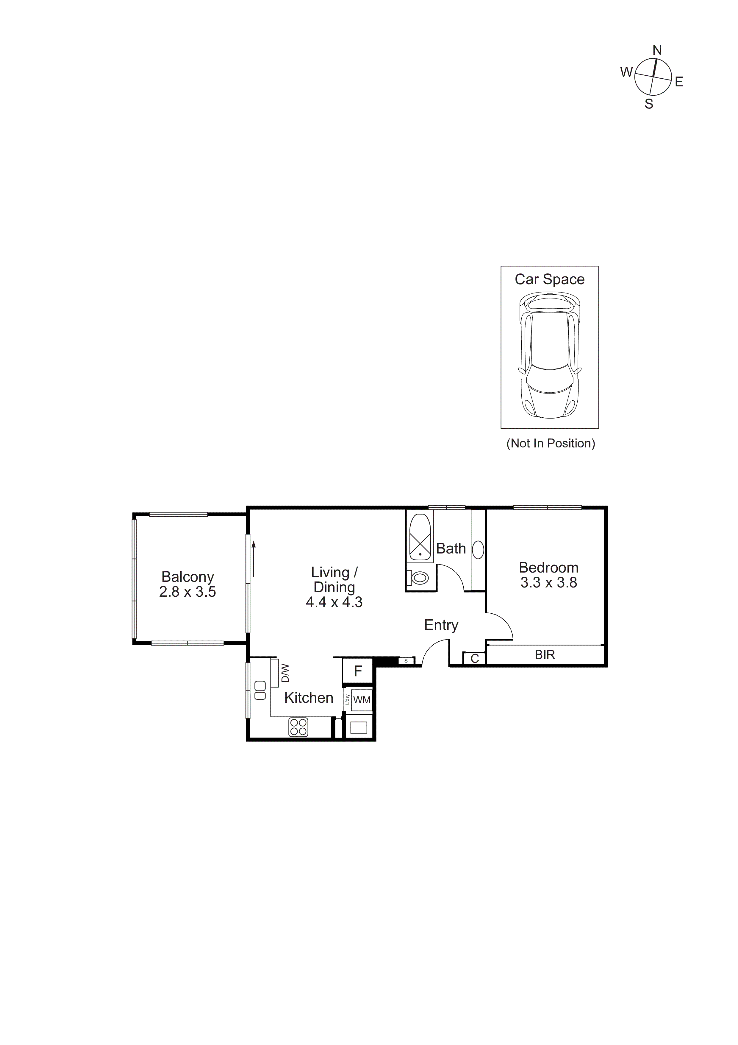 9/15 Wrexham Road, Windsor VIC 3181 - Floorplan