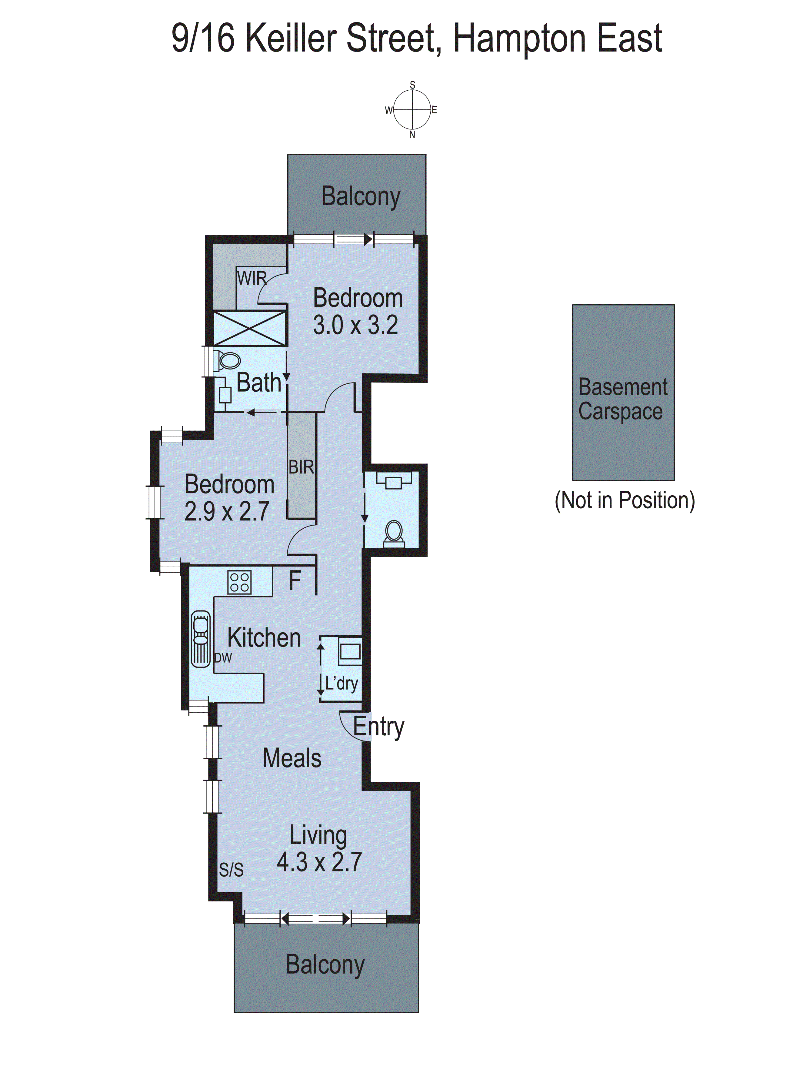 9/16 Keiller Street, Hampton East VIC 3188 - Floorplan