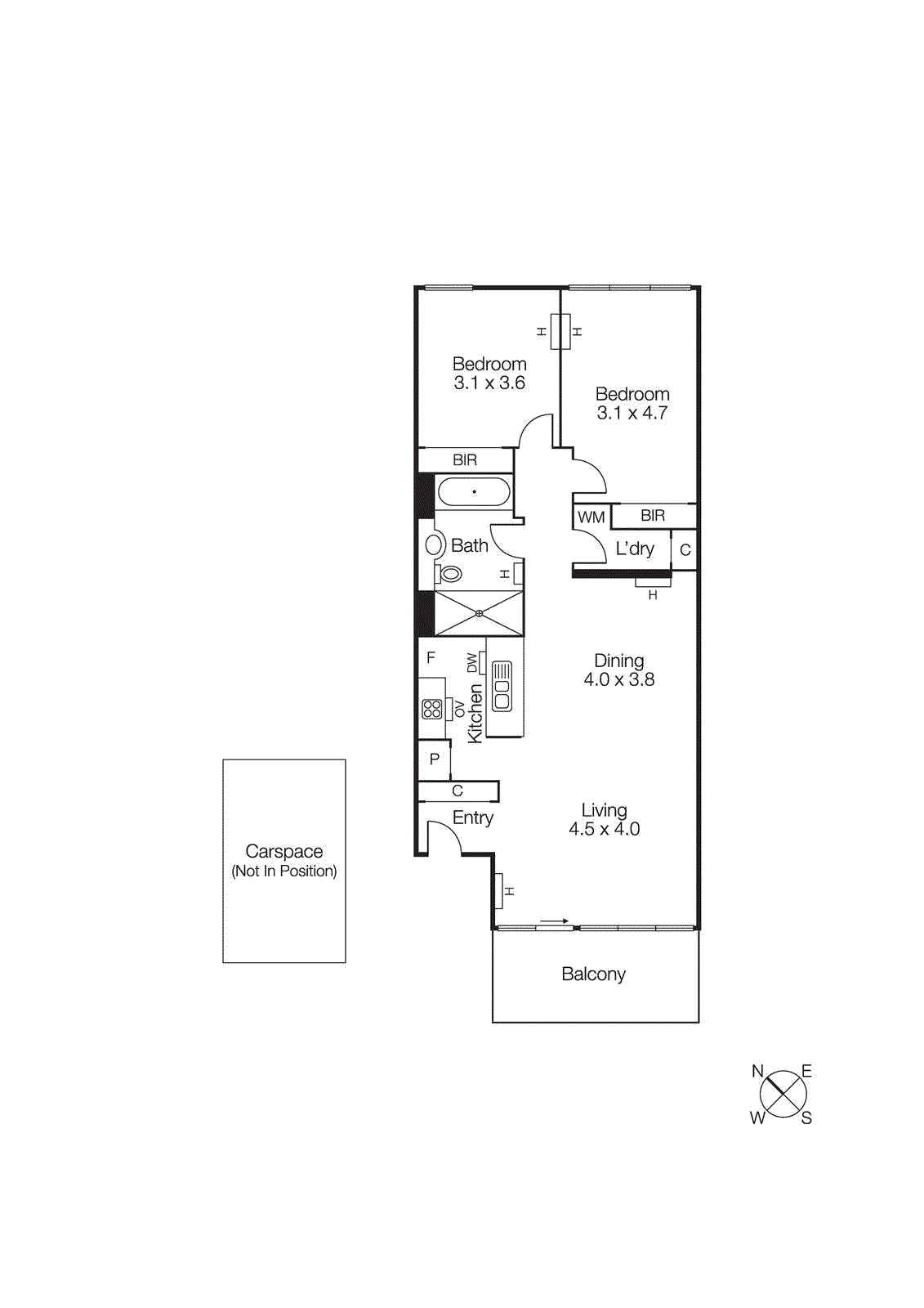 9/17 St Leonards Avenue, St Kilda VIC 3182 - Floorplan