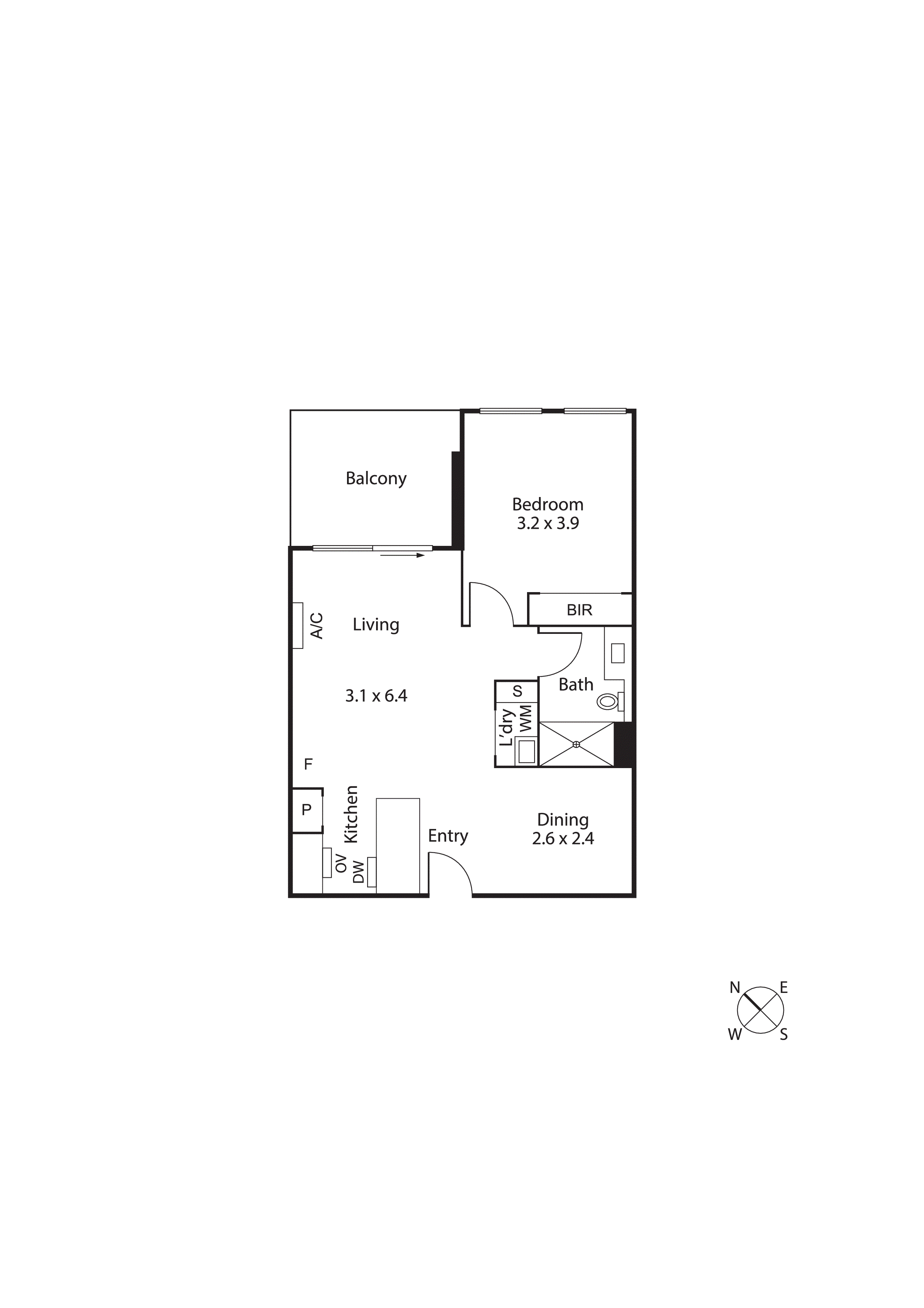 917/259 Normanby Road, South Melbourne VIC 3205 - Floorplan