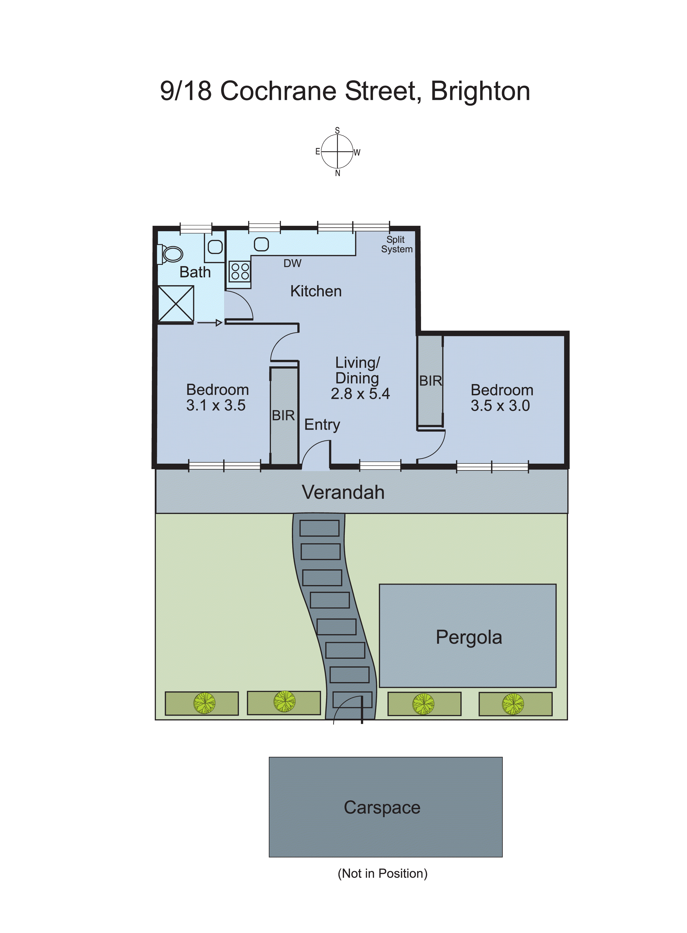9/18 Cochrane Street, Brighton VIC 3186 - Floorplan