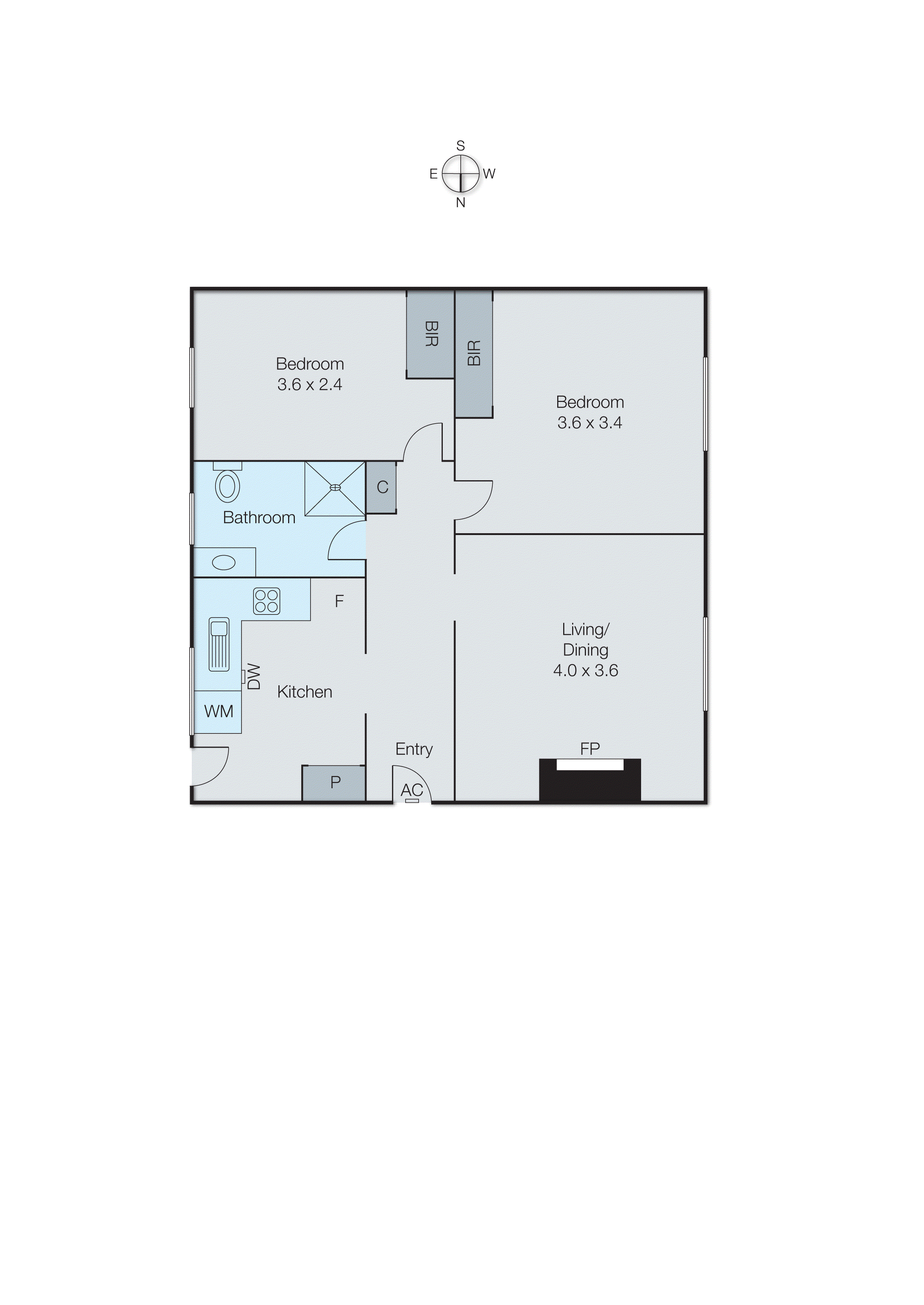 9/18 Duke Street, St Kilda VIC 3182 - Floorplan