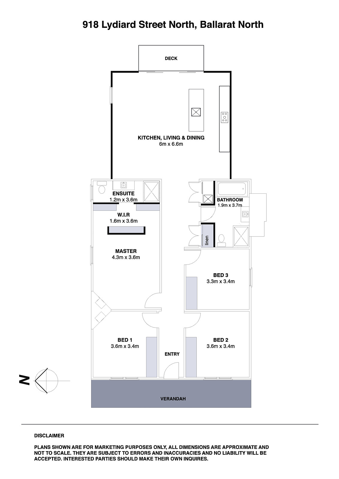 918 Lydiard Street North, Ballarat North VIC 3350 - Floorplan