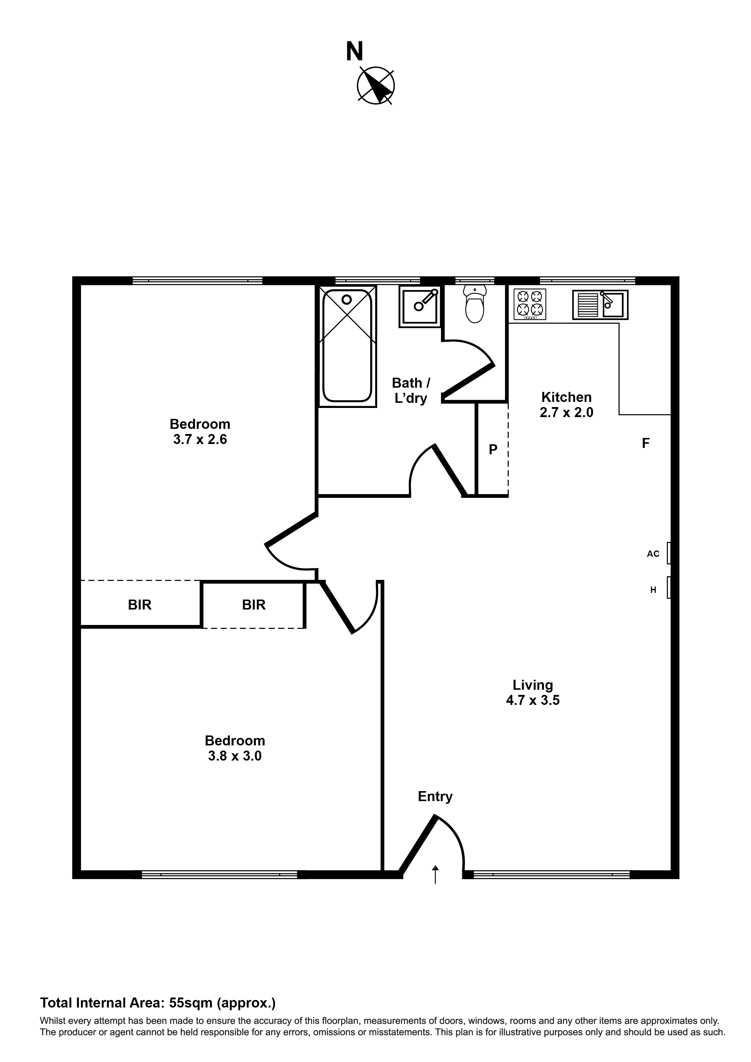 9/181 Geelong Road, Seddon VIC 3011 - Floorplan