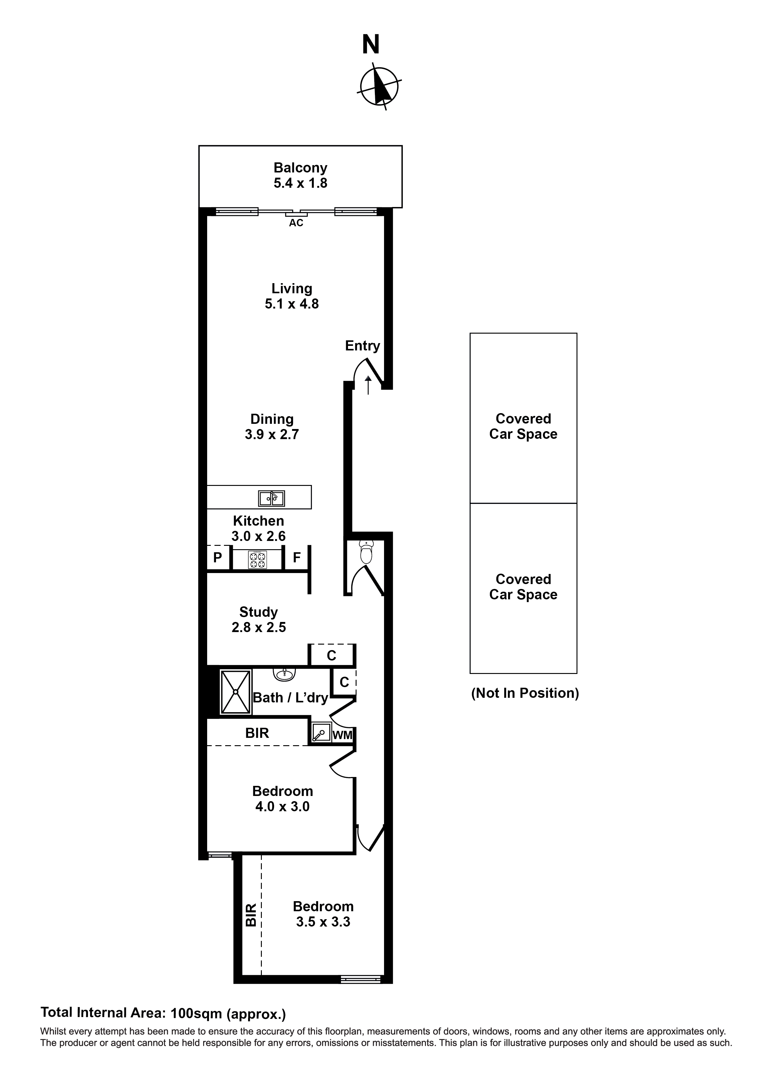 9/185 Francis Street, Yarraville VIC 3013 - Floorplan