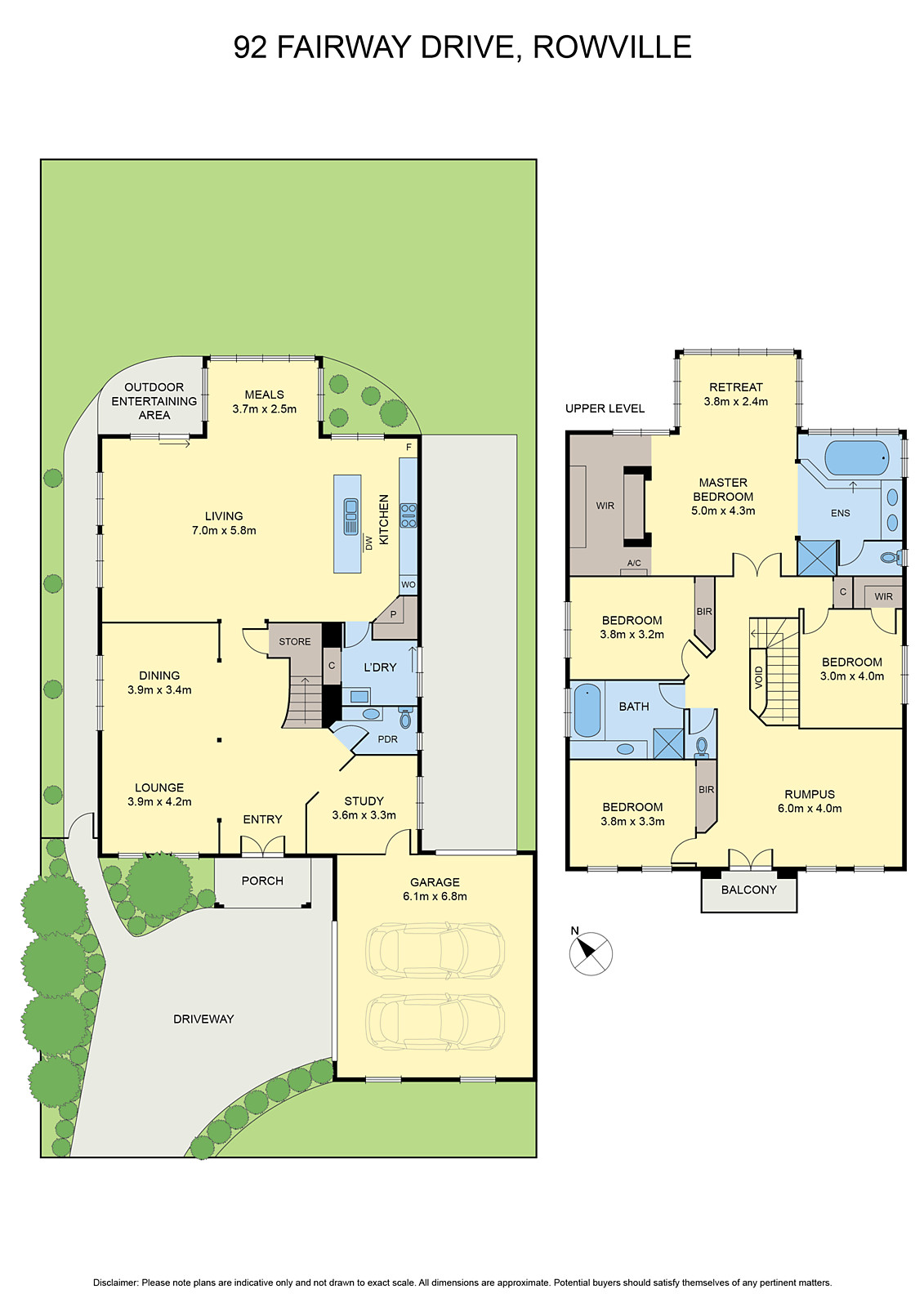 92 Fairway Drive, Rowville VIC 3178 - Floorplan