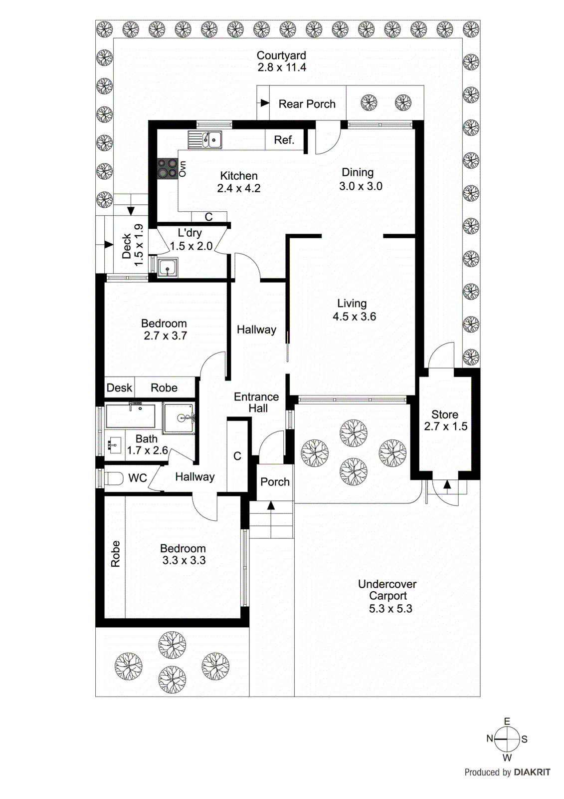 9/21 Alicia Street, Hampton VIC 3188 - Floorplan