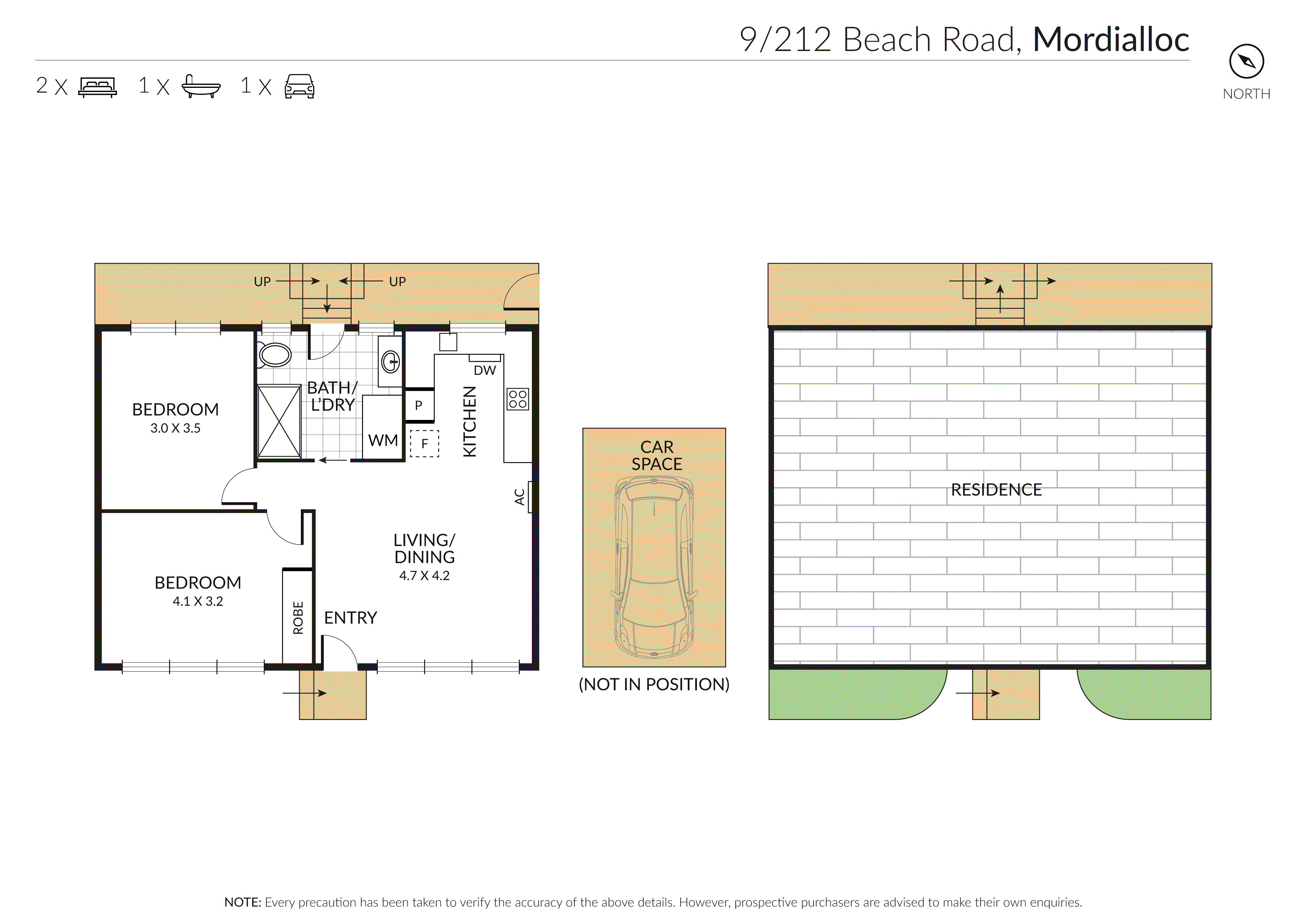 9/212 Beach Road, Mordialloc VIC 3195 - Floorplan
