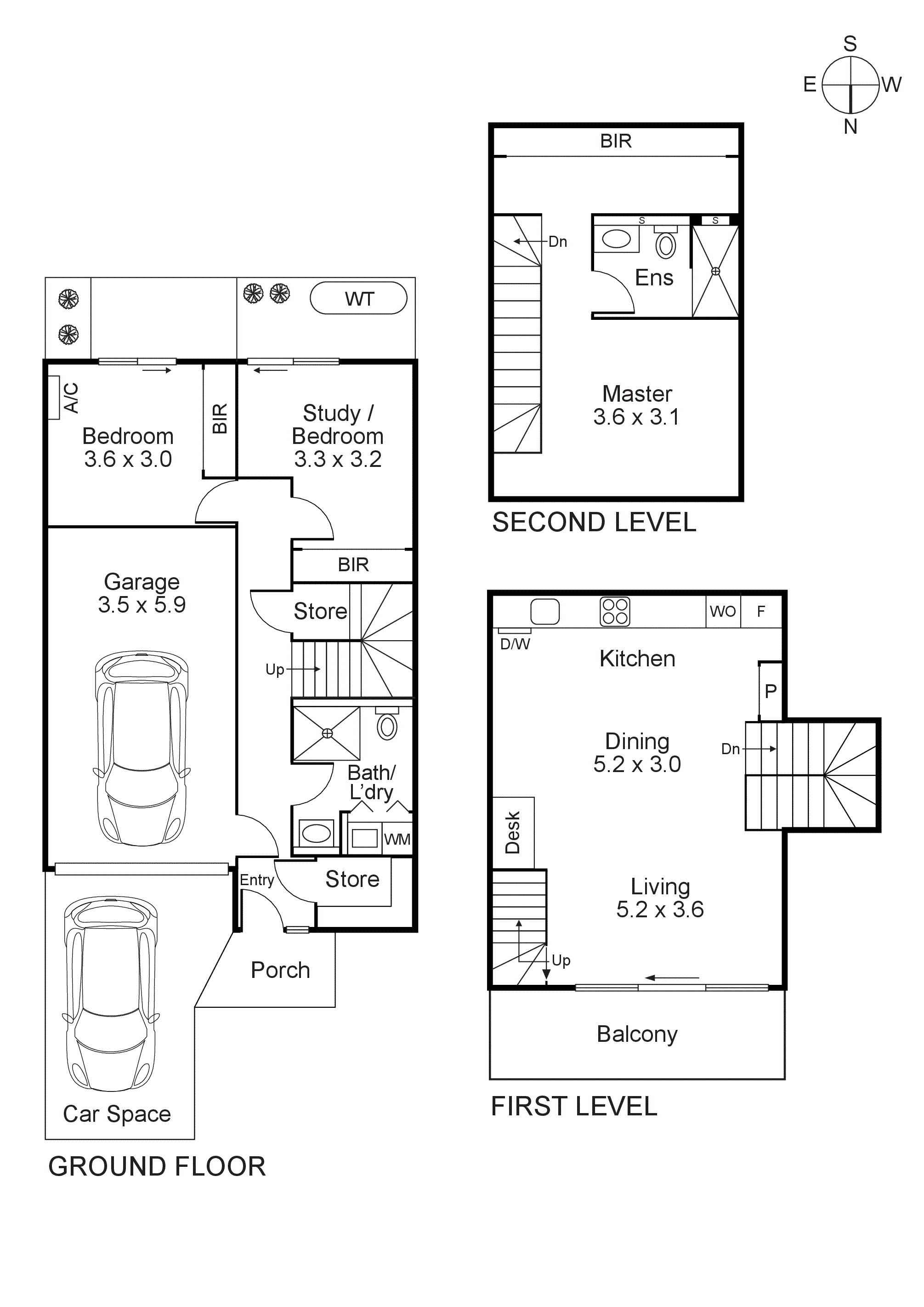 9/26 Fernhill Road, Sandringham VIC 3191 - Floorplan