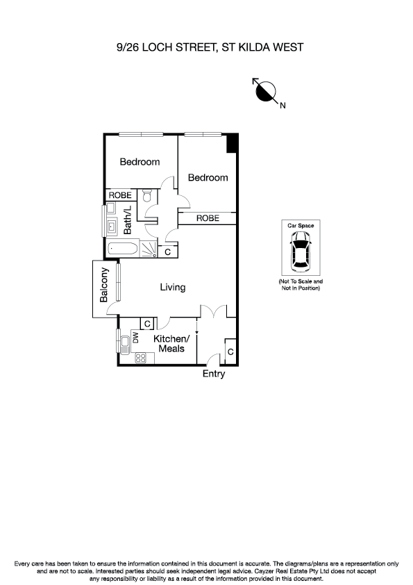 9/26 Loch Street, ST KILDA WEST VIC 3182 - Floorplan