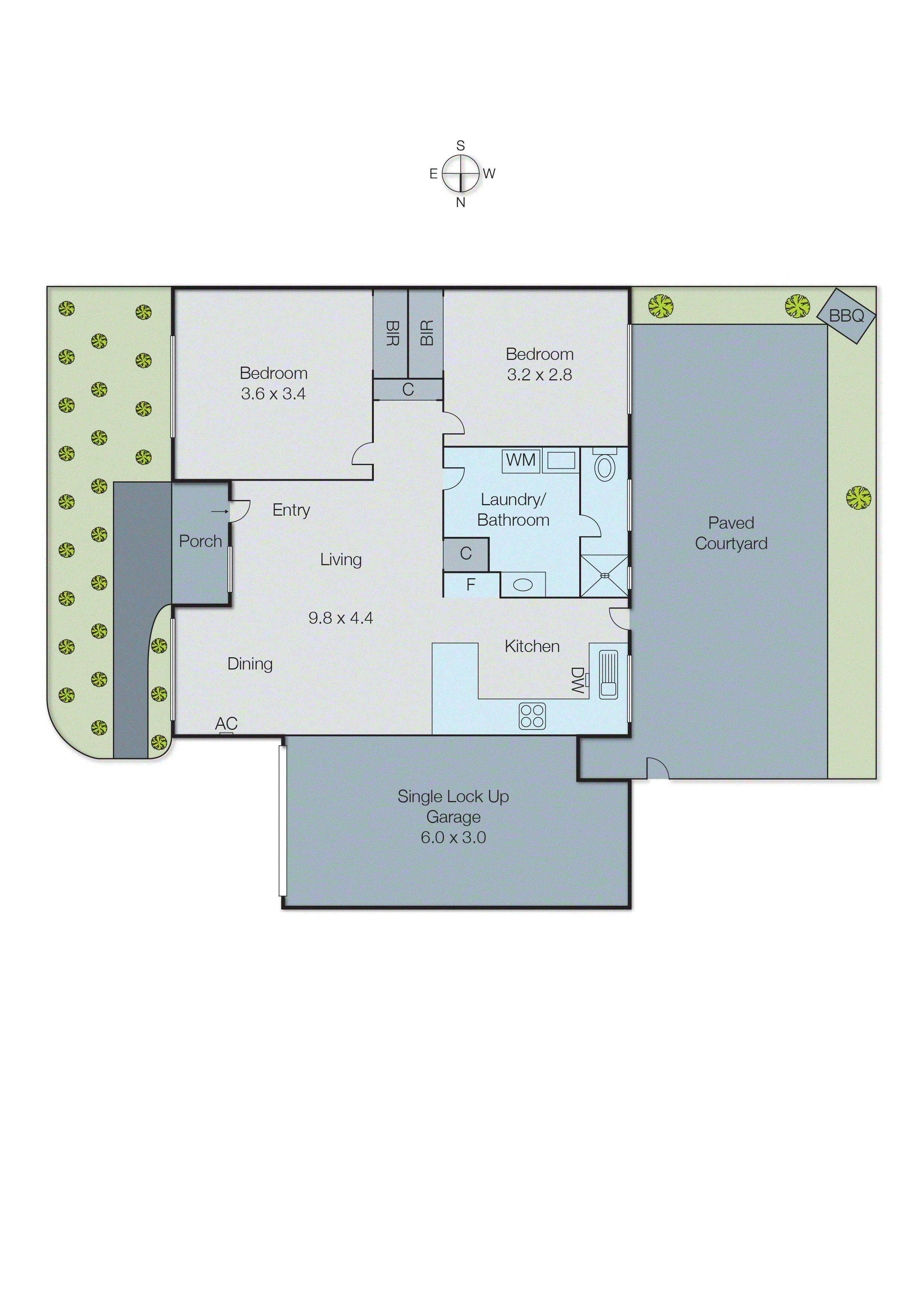 9/28 Florence Street, Mentone VIC 3194 - Floorplan