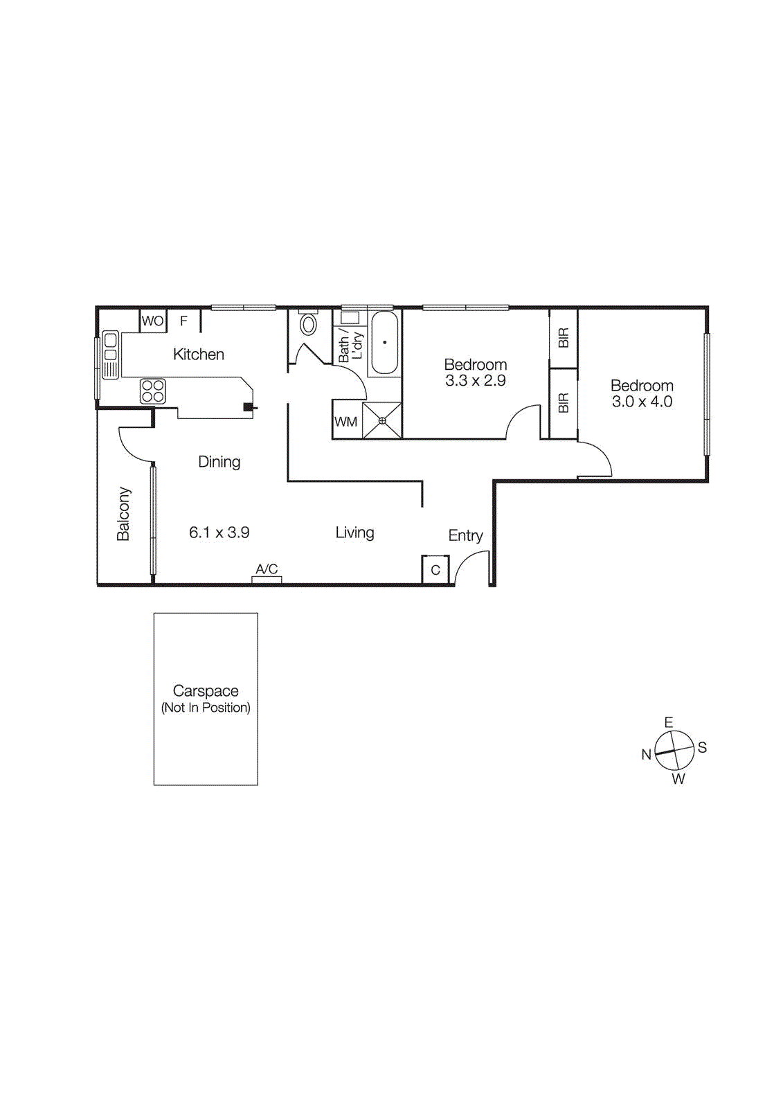 9/287 Barkly Street, St Kilda VIC 3182 - Floorplan