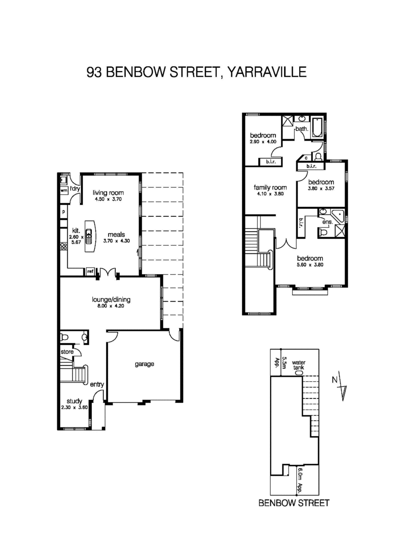 93 Benbow Street, YARRAVILLE VIC 3013 - Floorplan