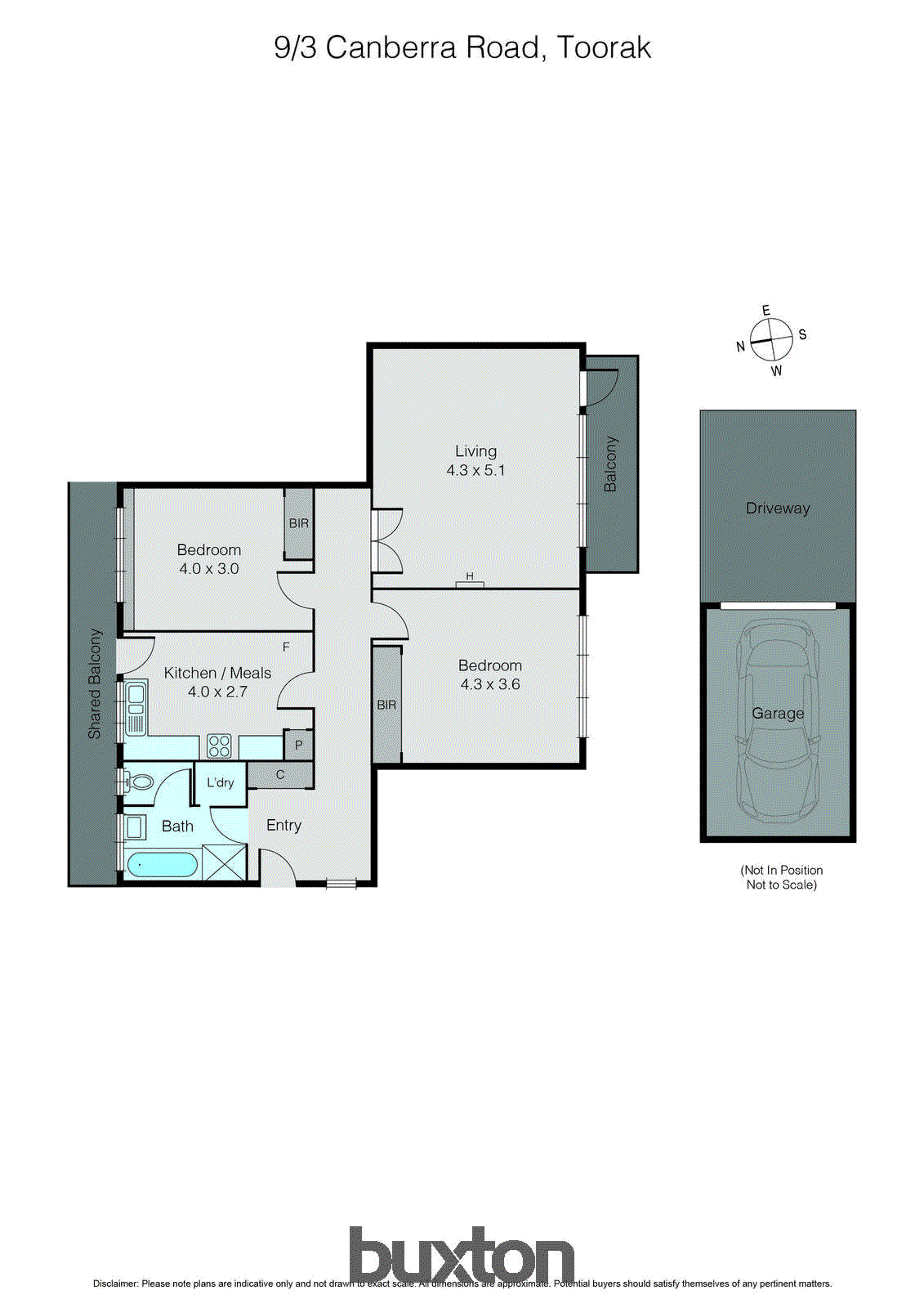 9/3 Canberra Road, Toorak VIC 3142 - Floorplan